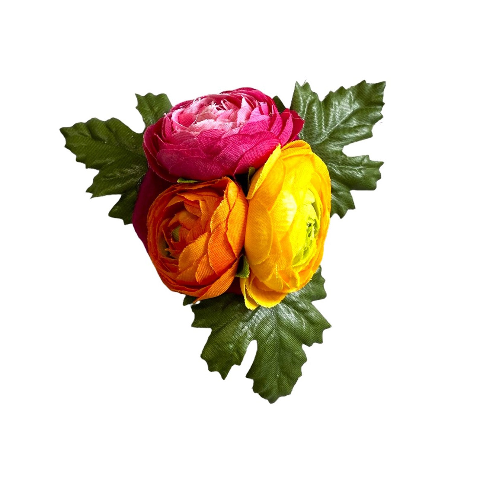 Flower Brooches - Mixed Fibre