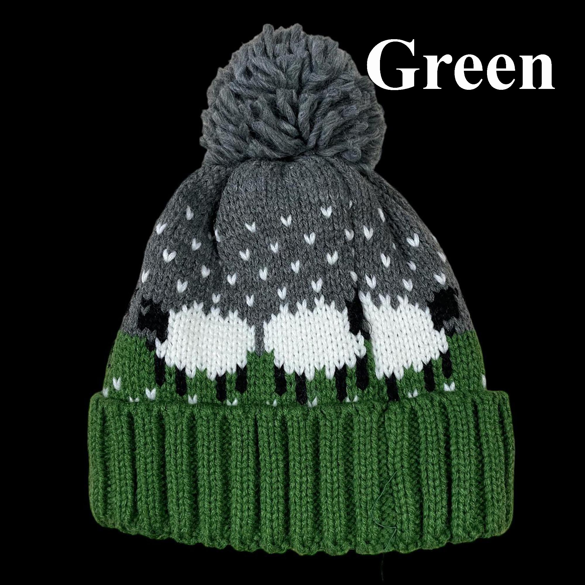 Sheepy Sheep Pom Pom Hat (Unisex)