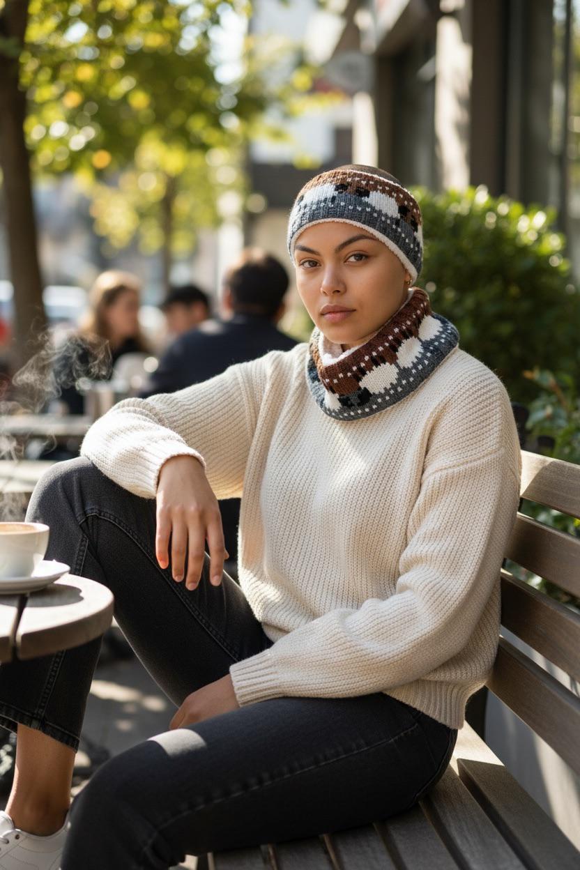 Dual Purpose Knit Sheep Headbands / Scarves (Unisex)