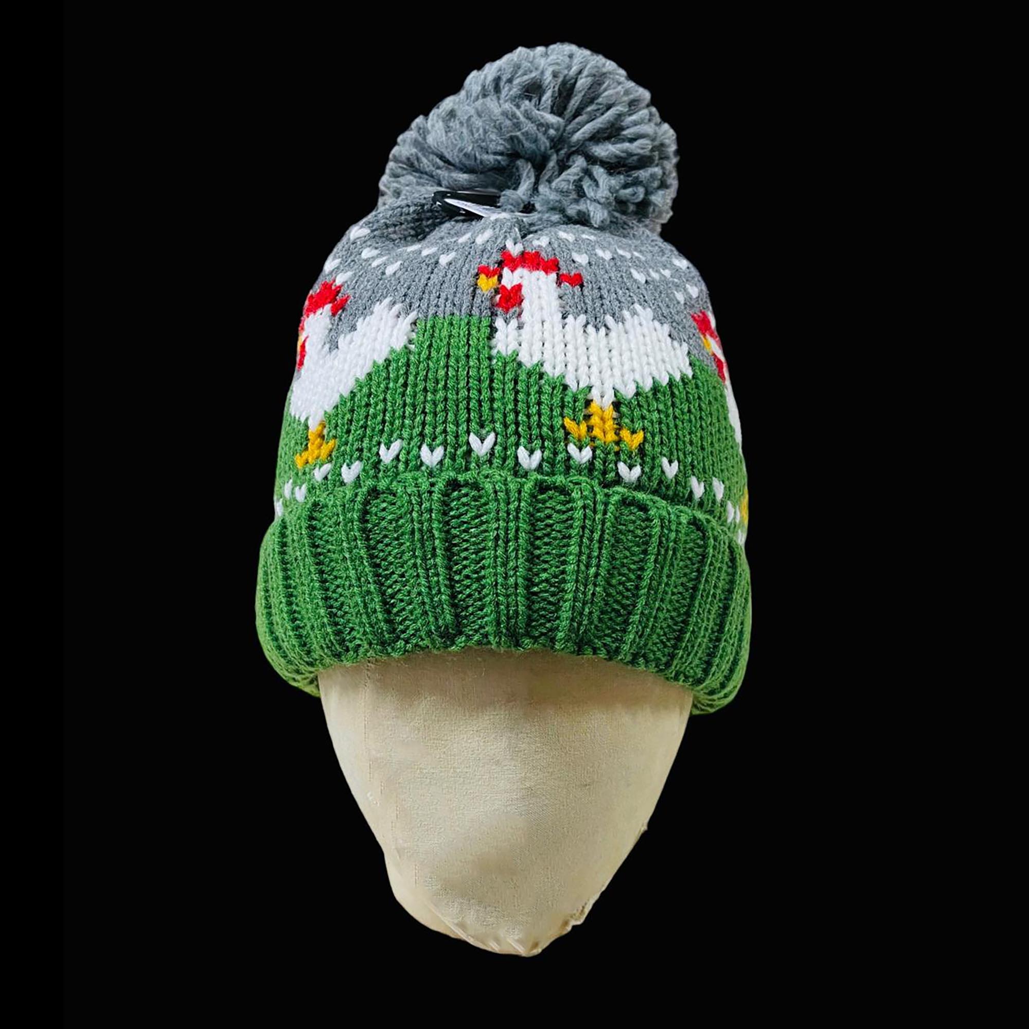 Chick Chicken Pom Pom Hat (Unisex)