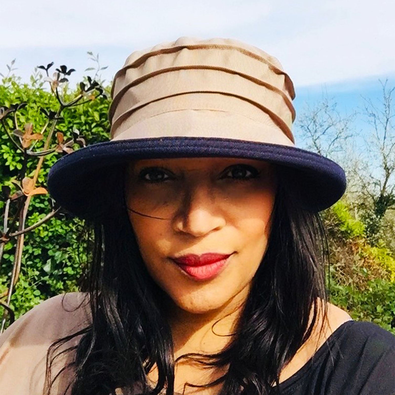 Lucy Summer Rain Hat (Two Tone)