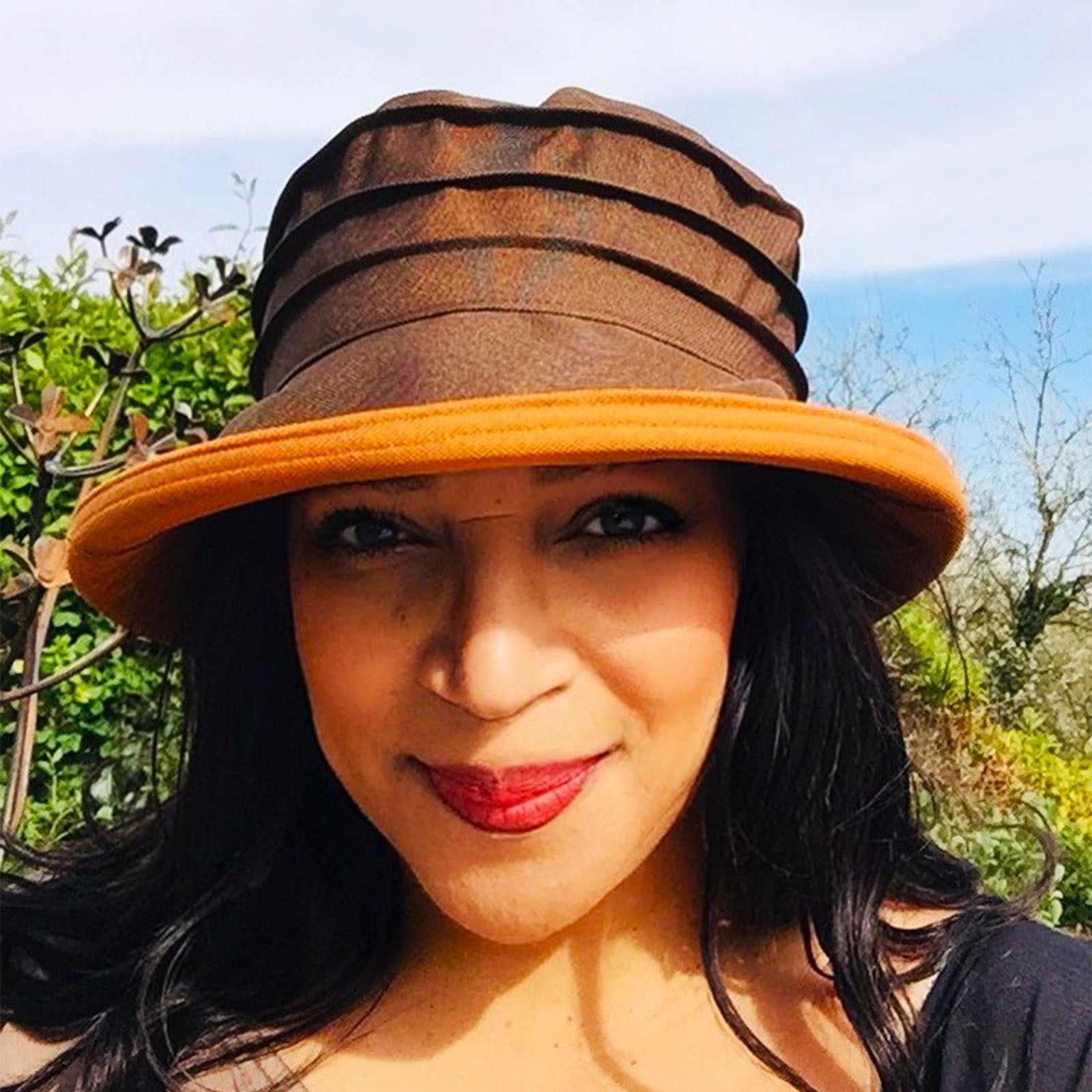 Lucy Summer Rain Hat (Two Tone)