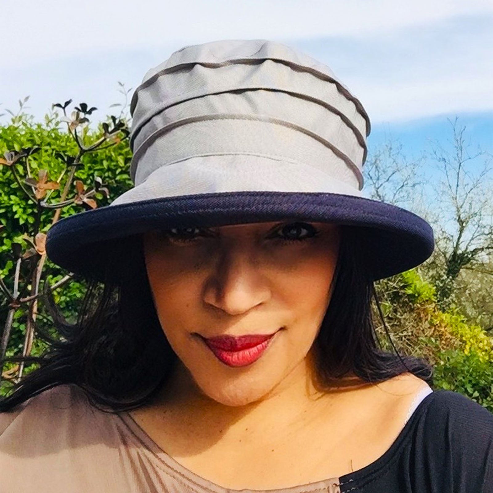 Lucy Summer Rain Hat (Two Tone)