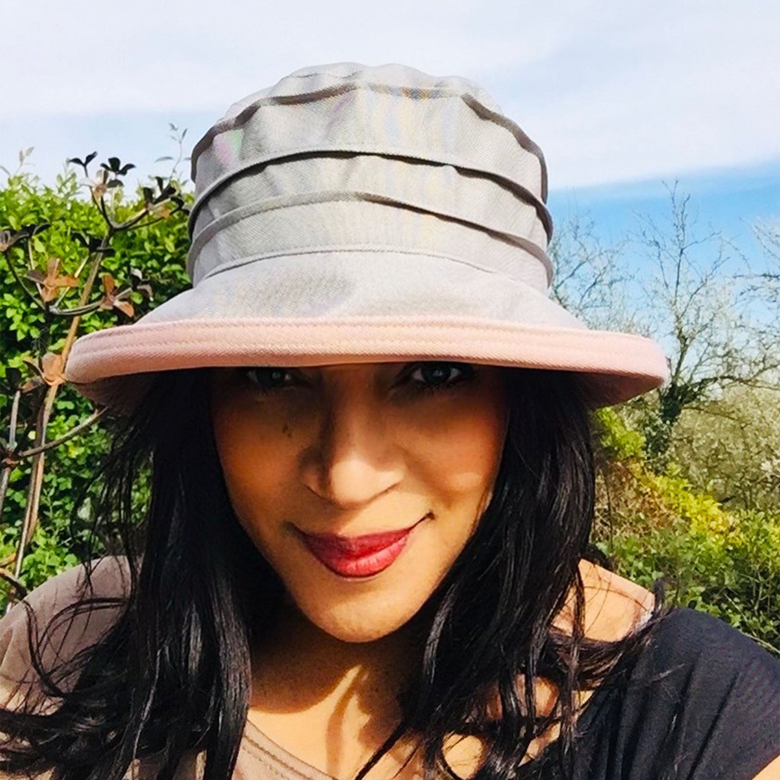 Lucy Summer Rain Hat (Two Tone)