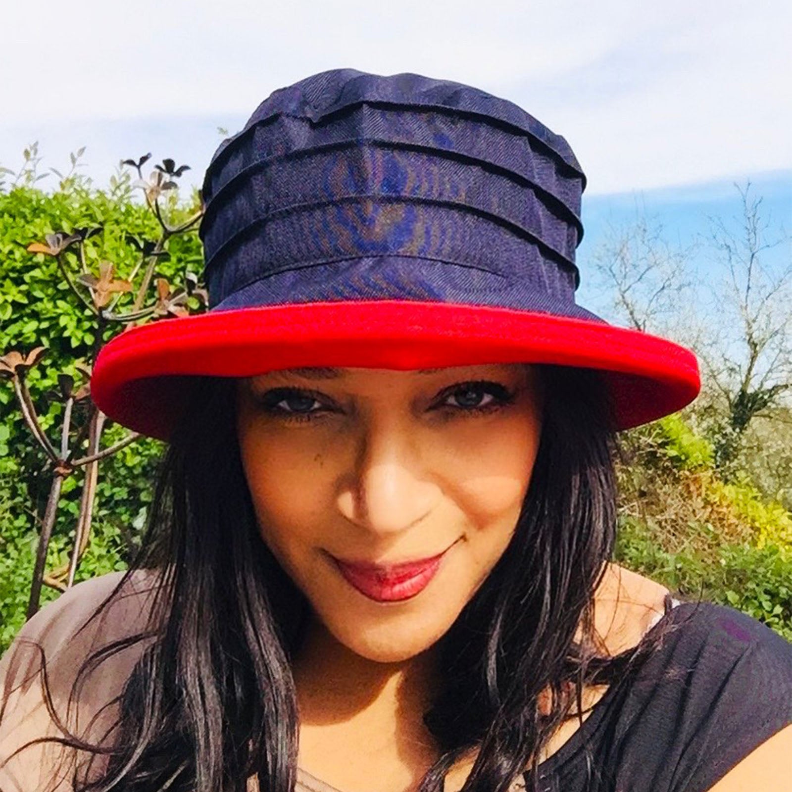 Lucy Summer Rainhat (Navy Two Tone)