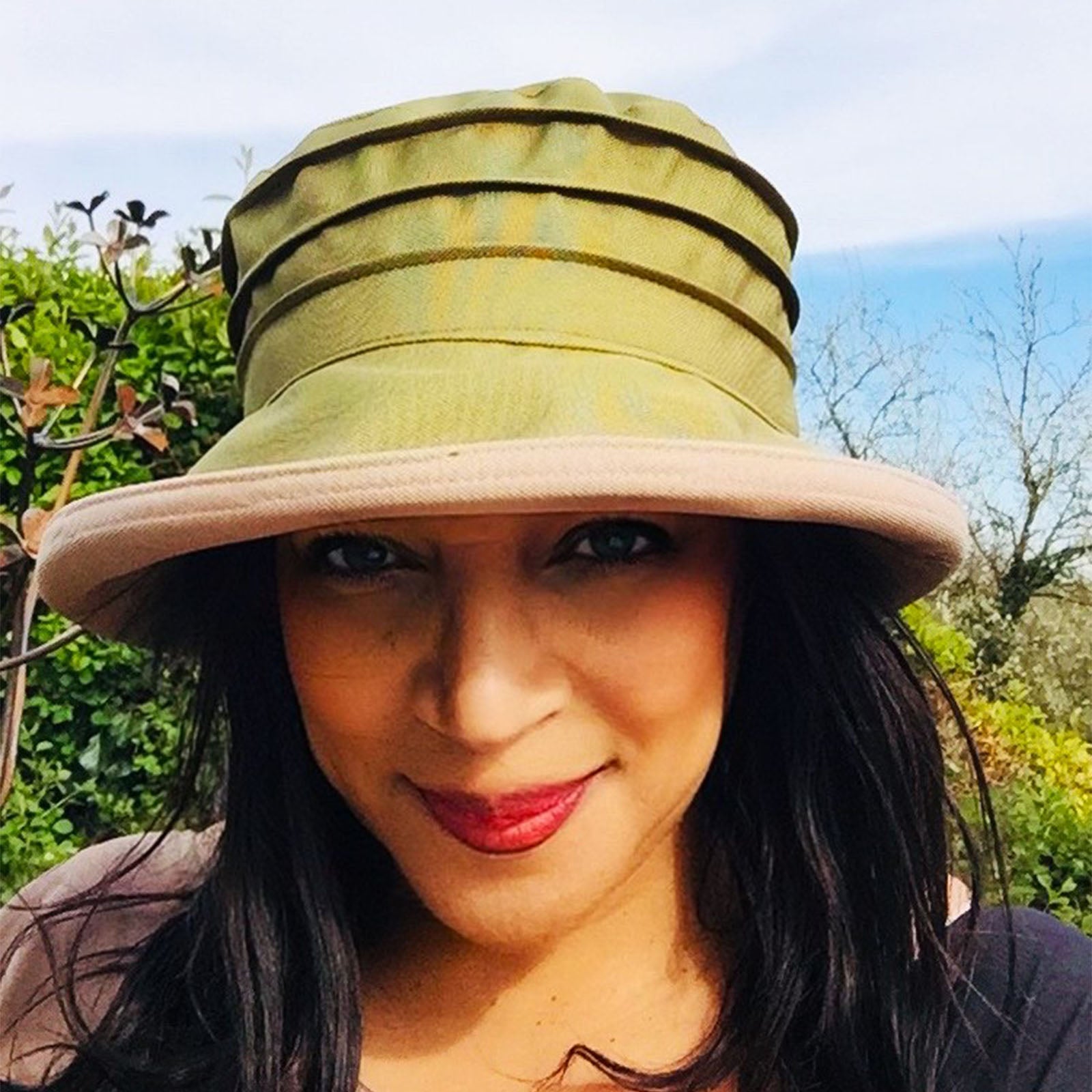 Lucy Summer Rain Hat (Two Tone)