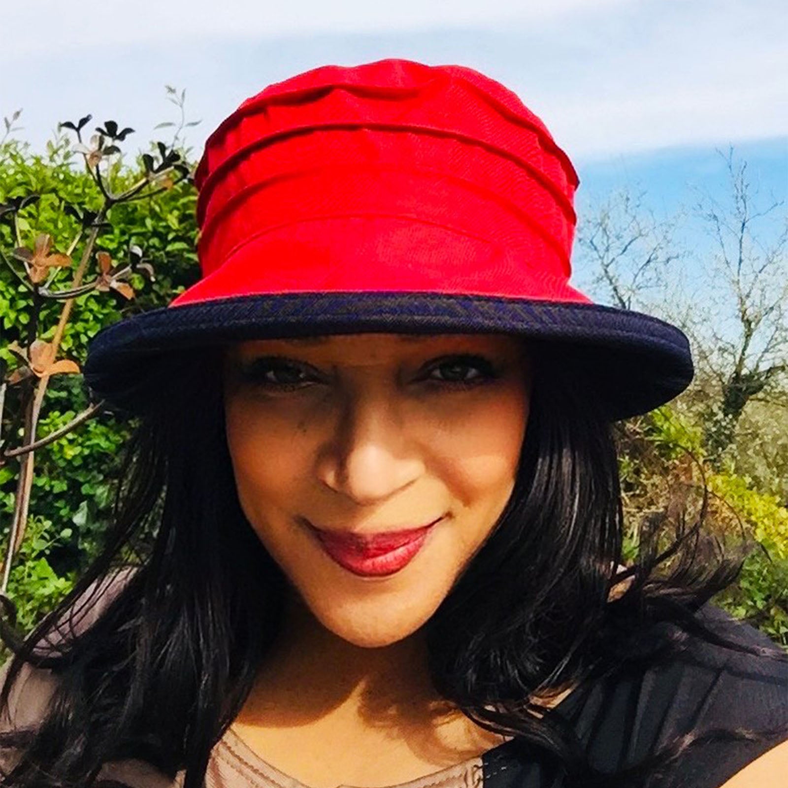 Lucy Summer Rain Hat (Two Tone)