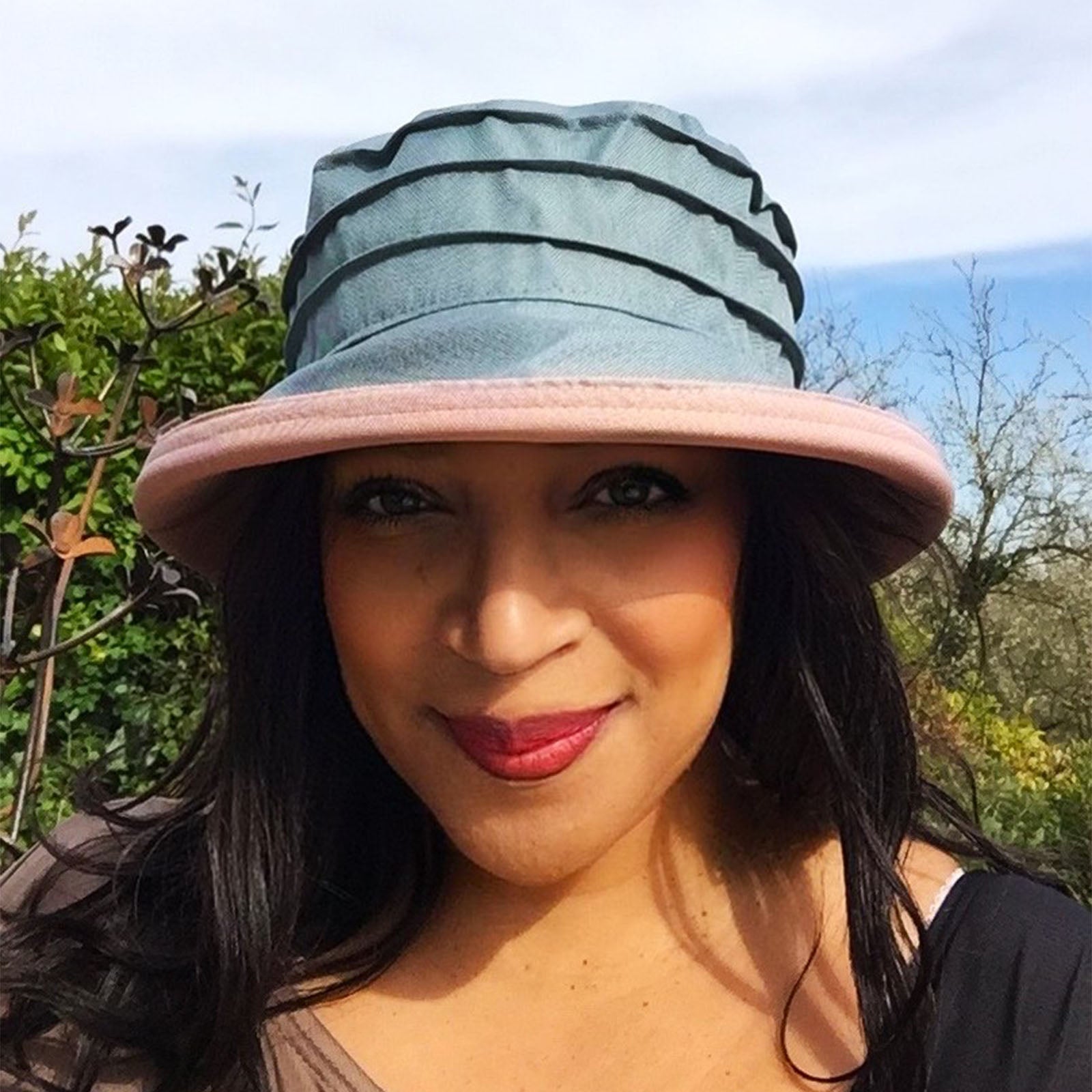 Lucy Summer Rain Hat (Two Tone)