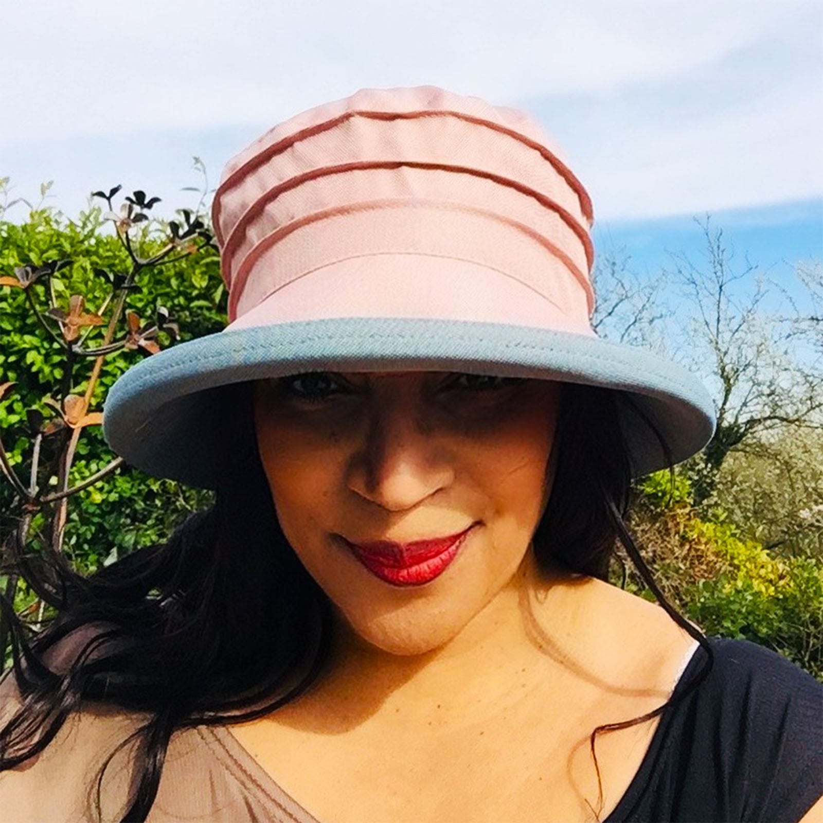 Lucy Summer Rain Hat (Two Tone)