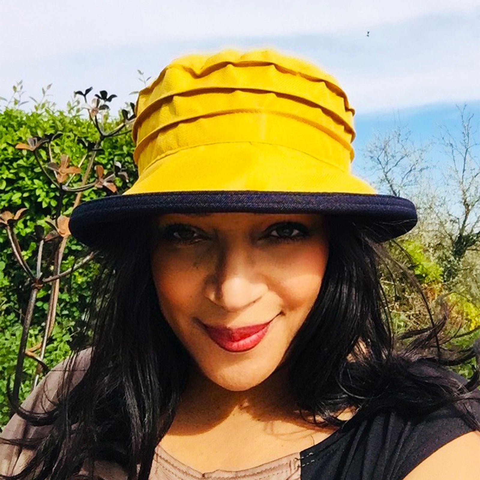 Lucy Summer Rain Hat (Two Tone)