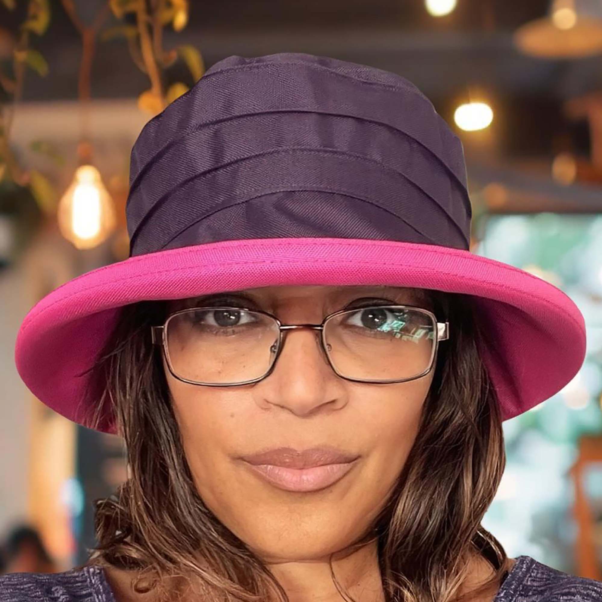 Lucy Summer Rain Hat (Two Tone)