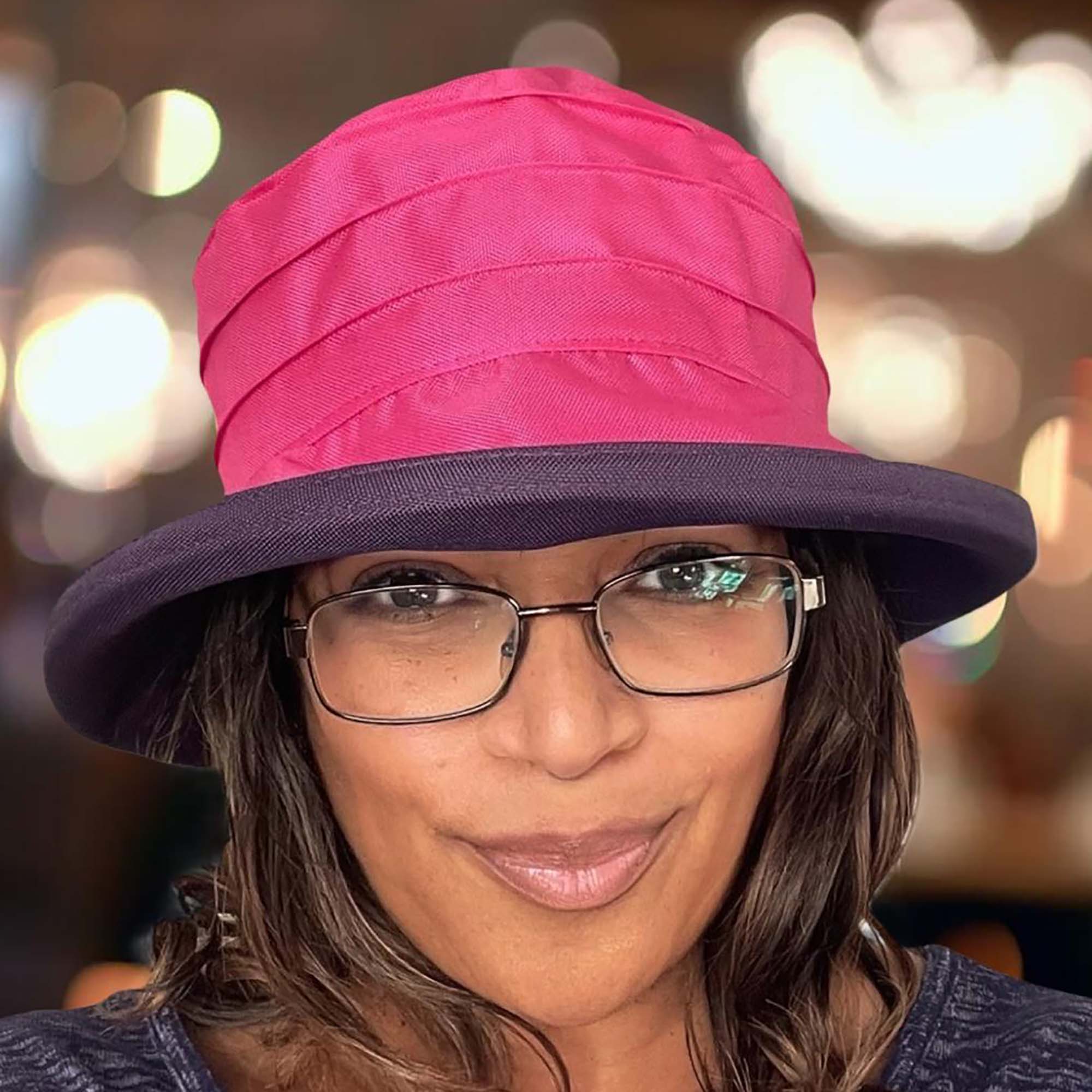 Lucy Summer Rain Hat (Two Tone)