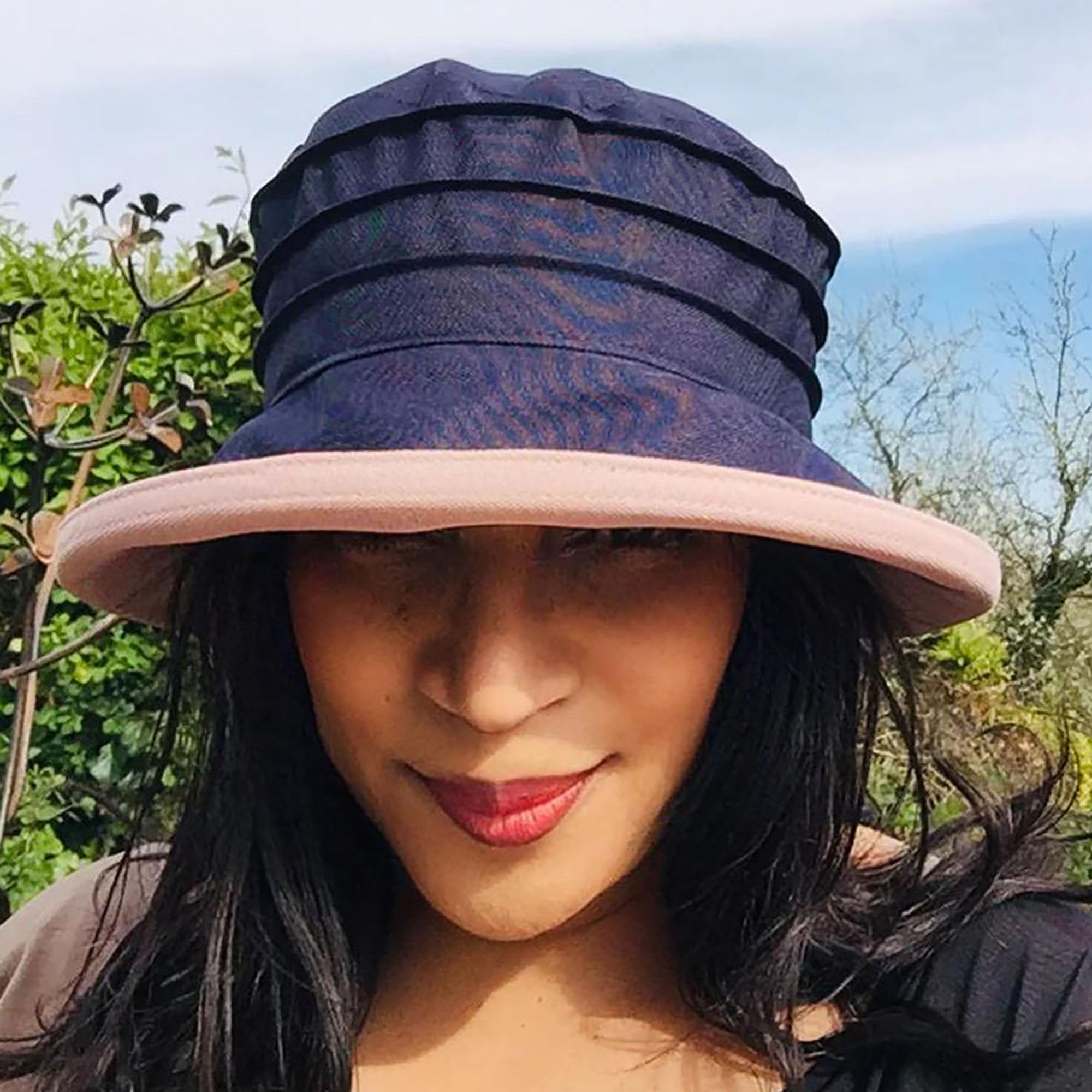 Lucy Summer Rainhat (Navy Two Tone)