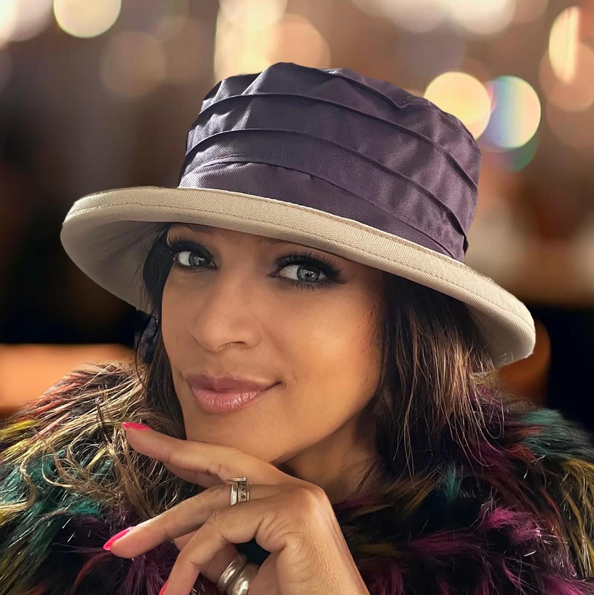 Lucy Summer Rain Hat (Two Tone)