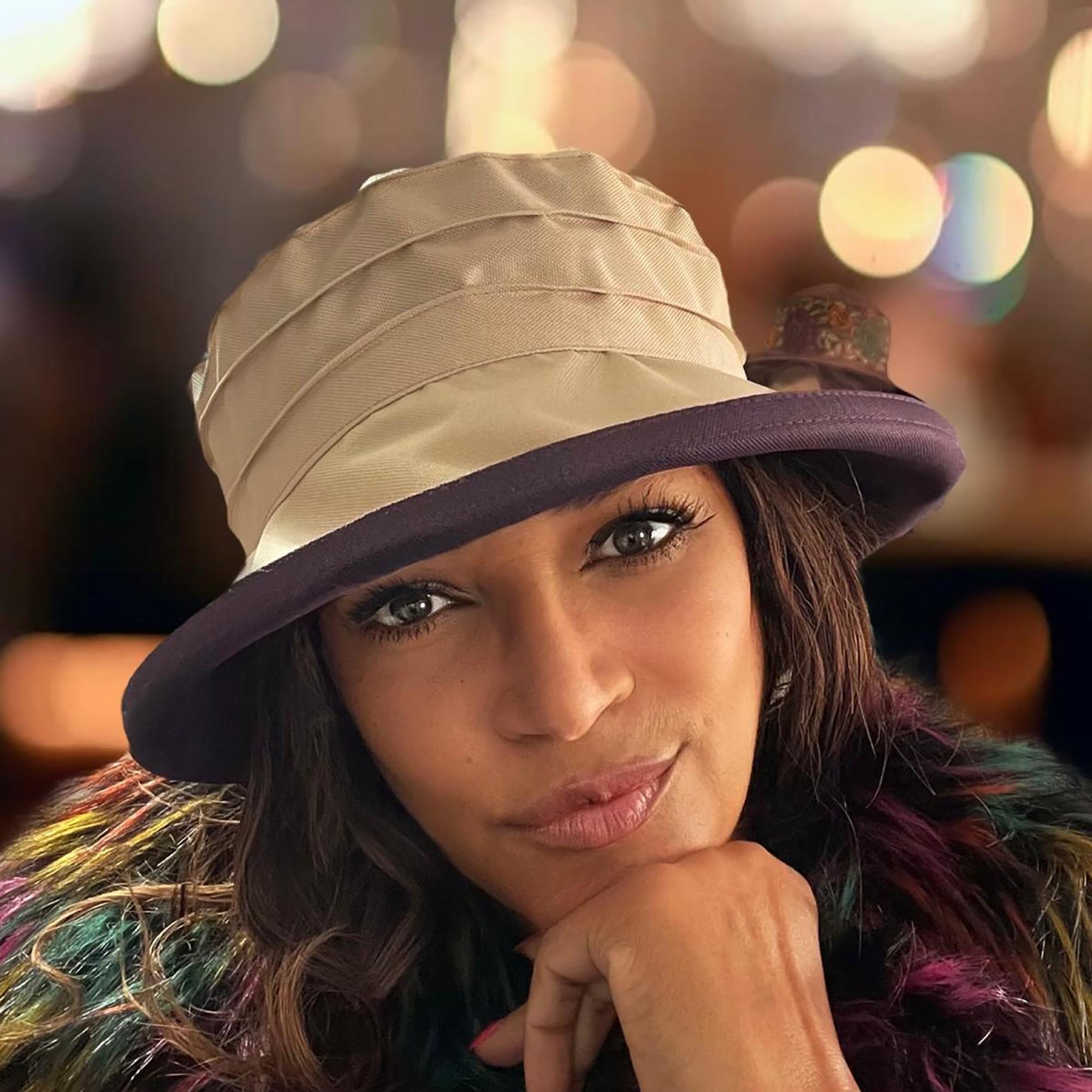 Lucy Summer Rain Hat (Two Tone)