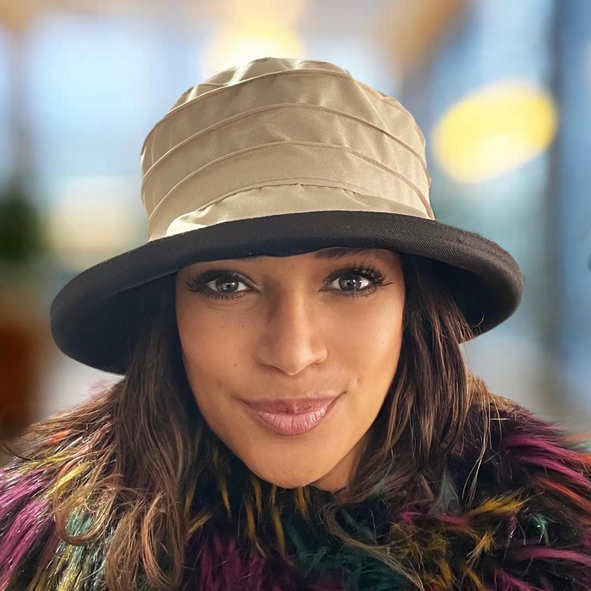 Lucy Summer Rain Hat (Two Tone)