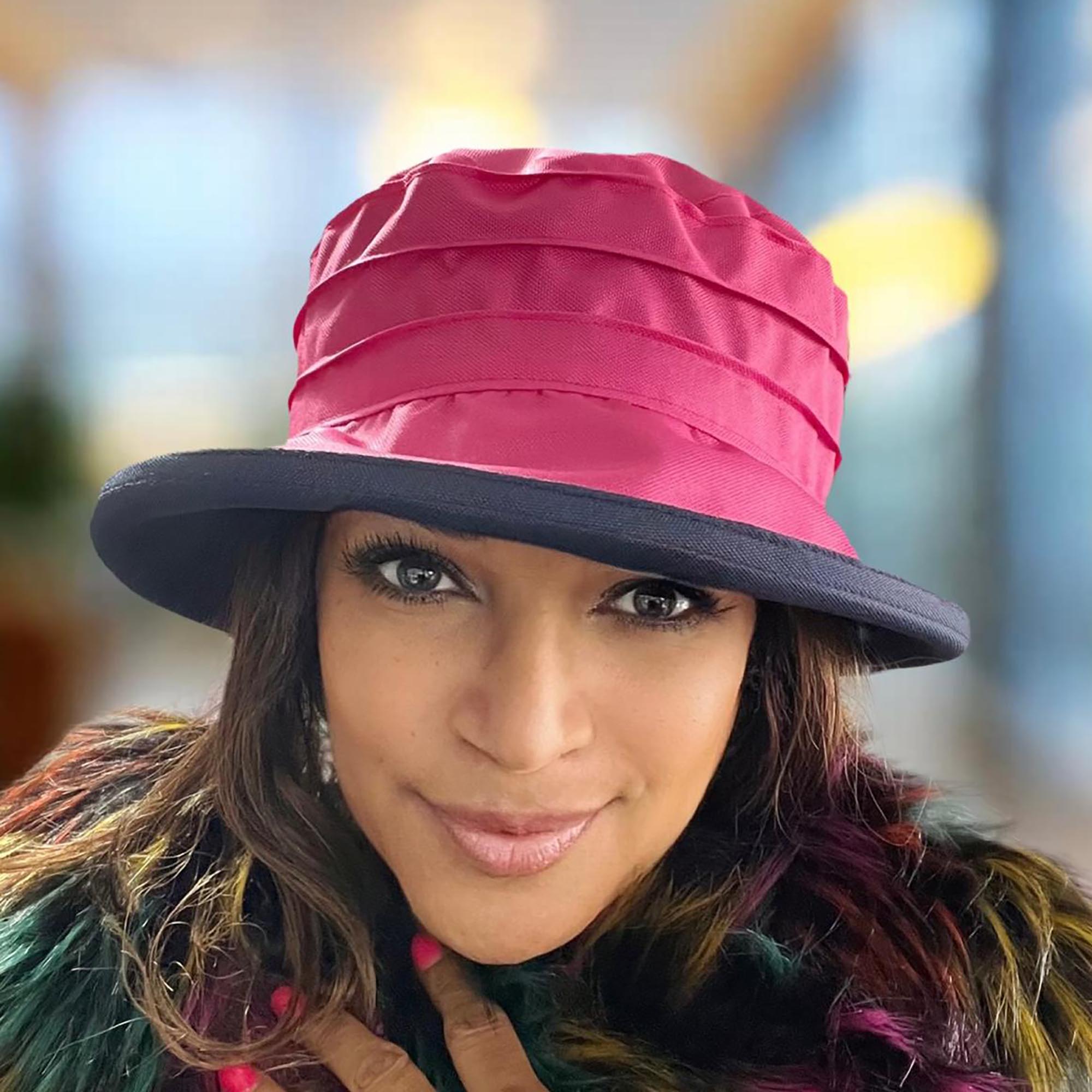 Lucy Summer Rain Hat (Two Tone)