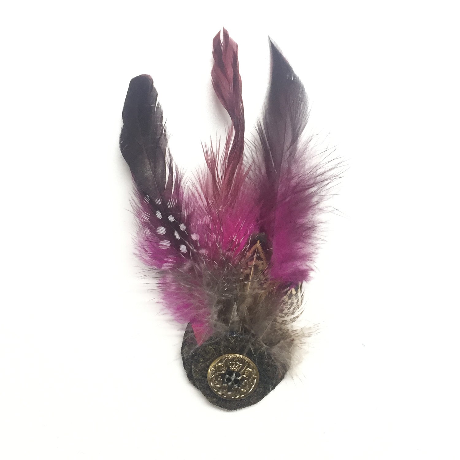 Feather Brooches