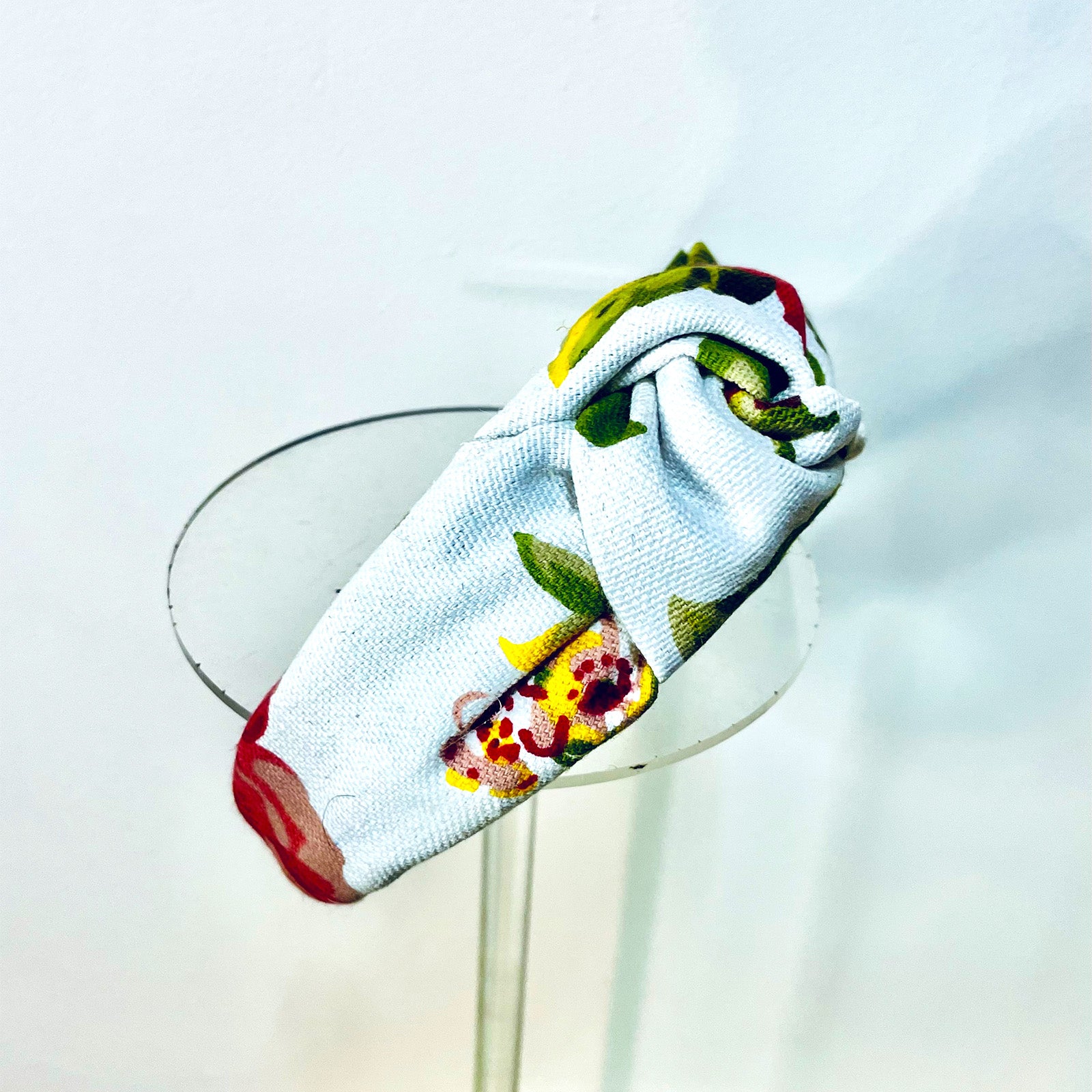 Floral Top Knot Headband