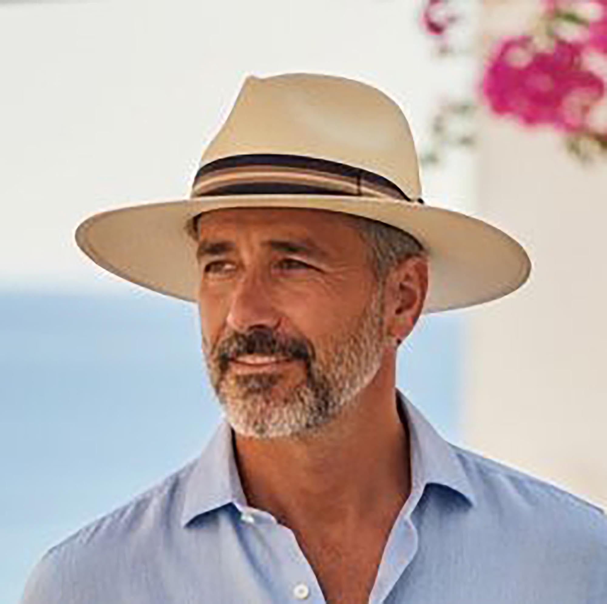 Unisex Panama Style Structured Straw Sun Hat