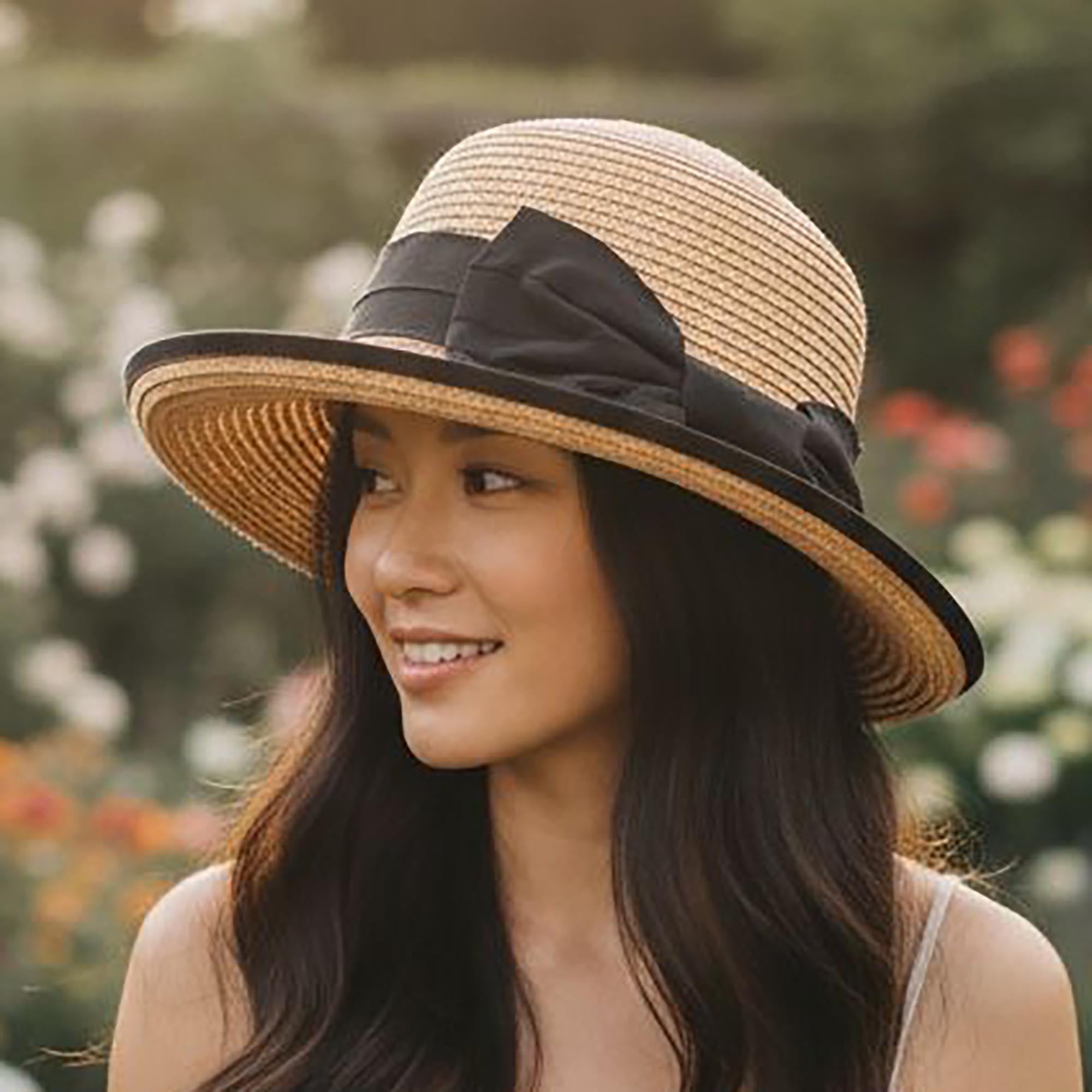 Retro Style Summer Straw Hat With Big Bow
