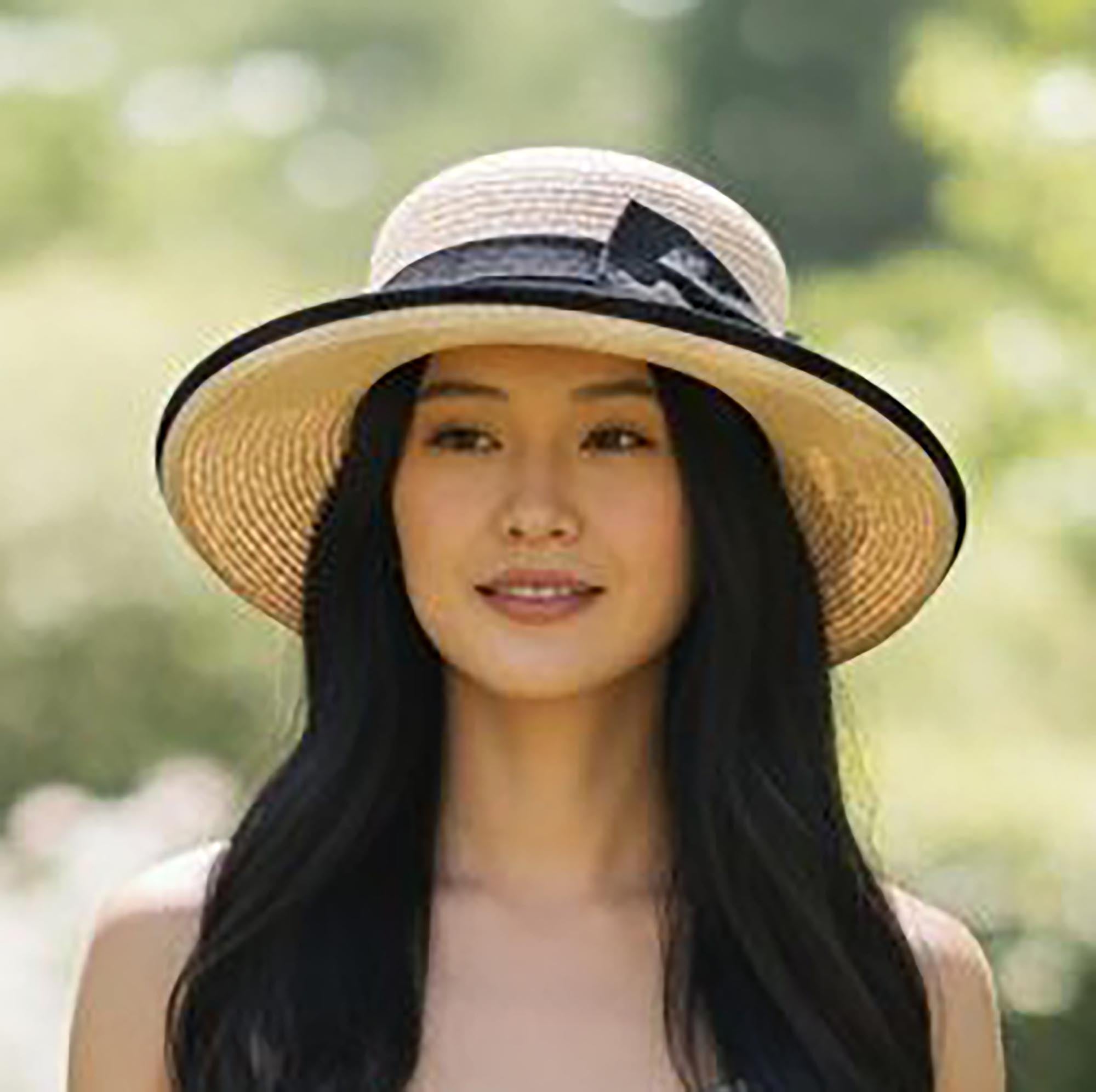 Retro Style Summer Straw Hat With Big Bow