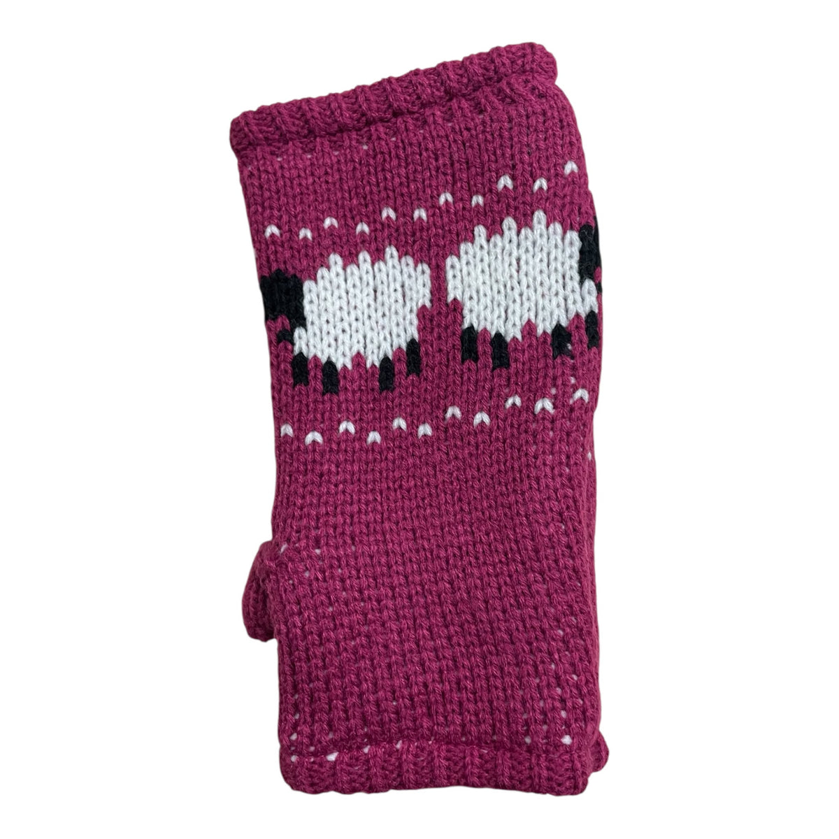 Sheep Fingerless Gloves (Unisex)