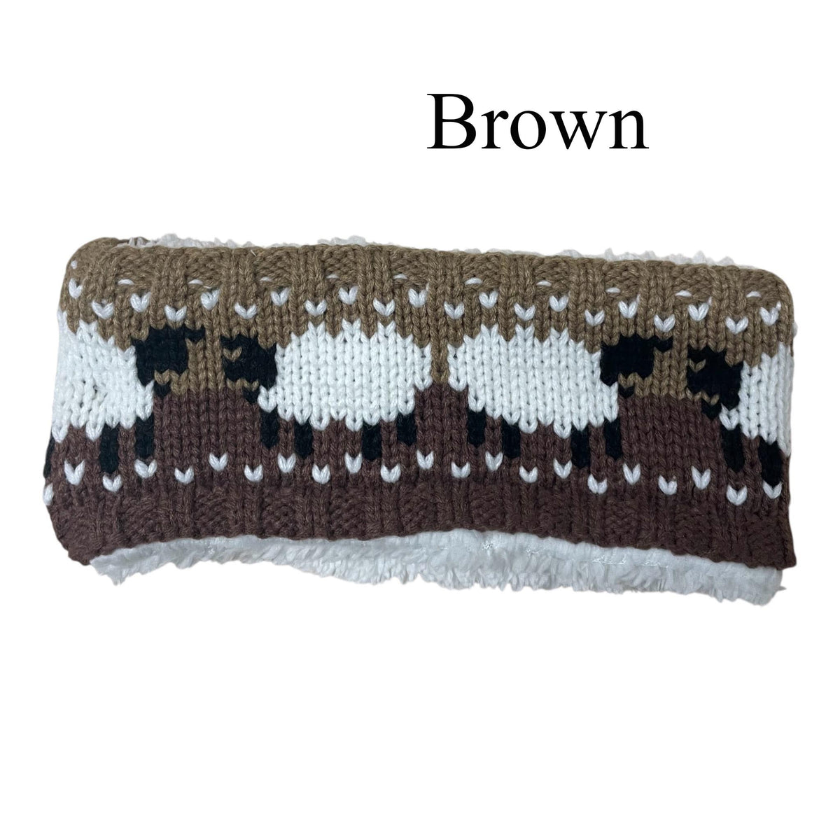 Dual Purpose Knit Sheep Headbands / Scarves (Unisex)