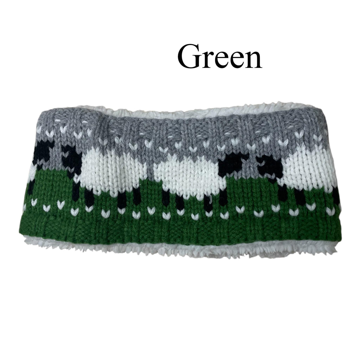 Dual Purpose Knit Sheep Headbands / Scarves (Unisex)