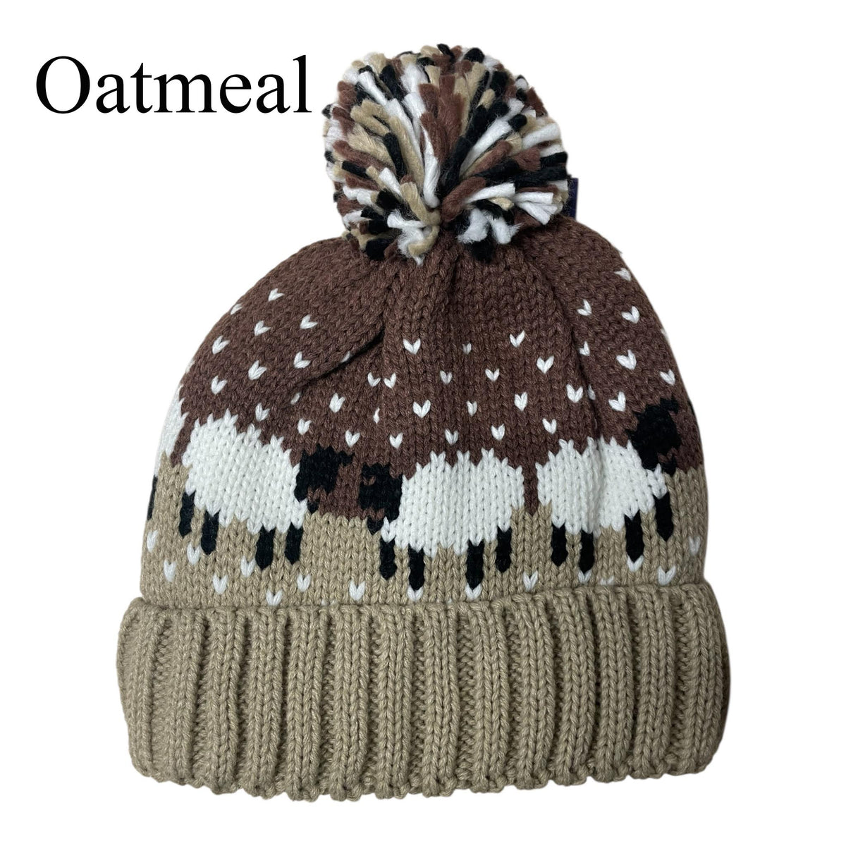 Sheepy Sheep Pom Pom Hat (Unisex)
