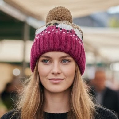 Sheepy Sheep Pom Pom Hat (Unisex)