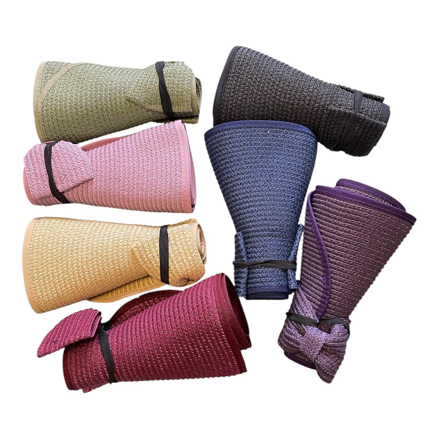 Wide Brimmed Straw Summer Visor