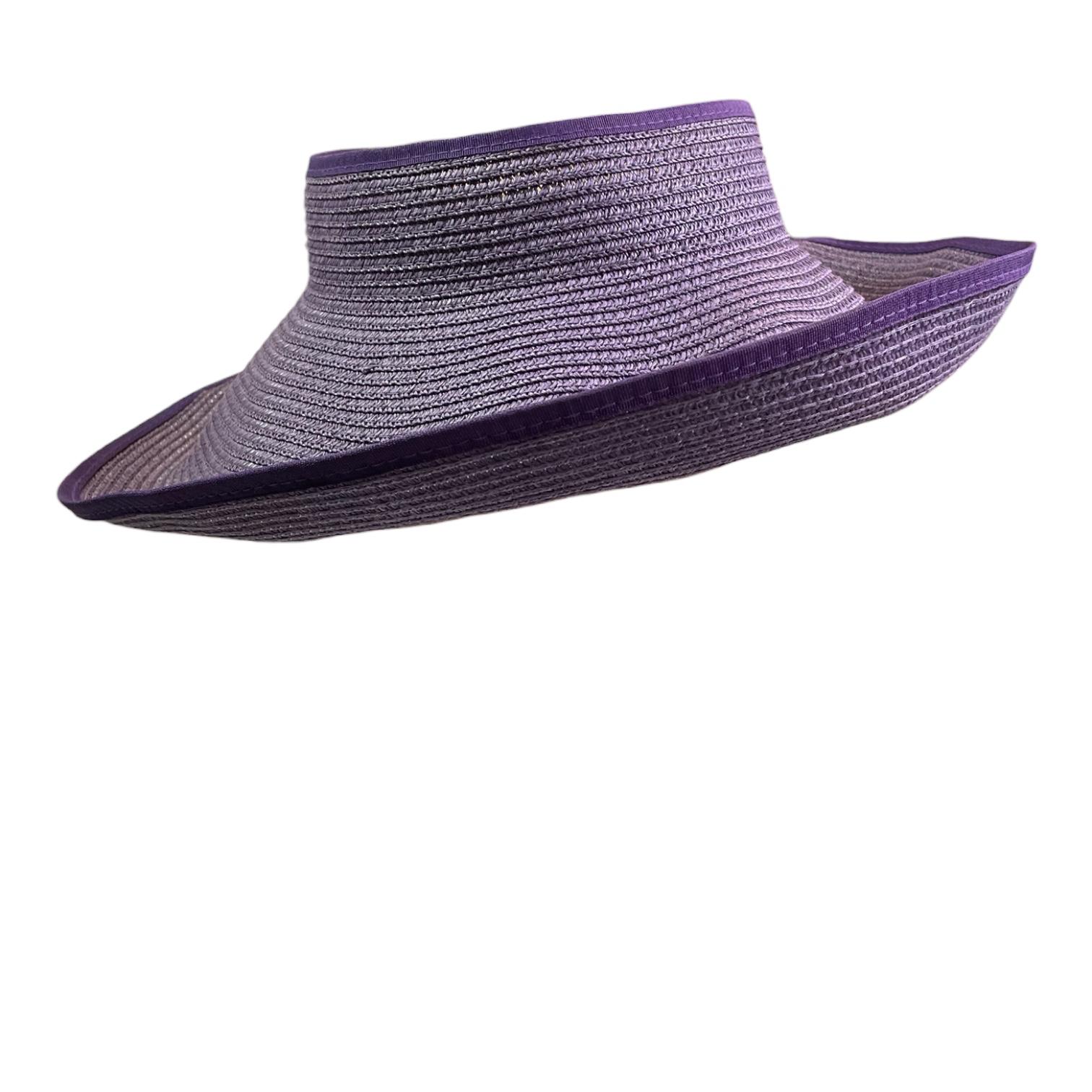 Wide Brimmed Straw Summer Visor