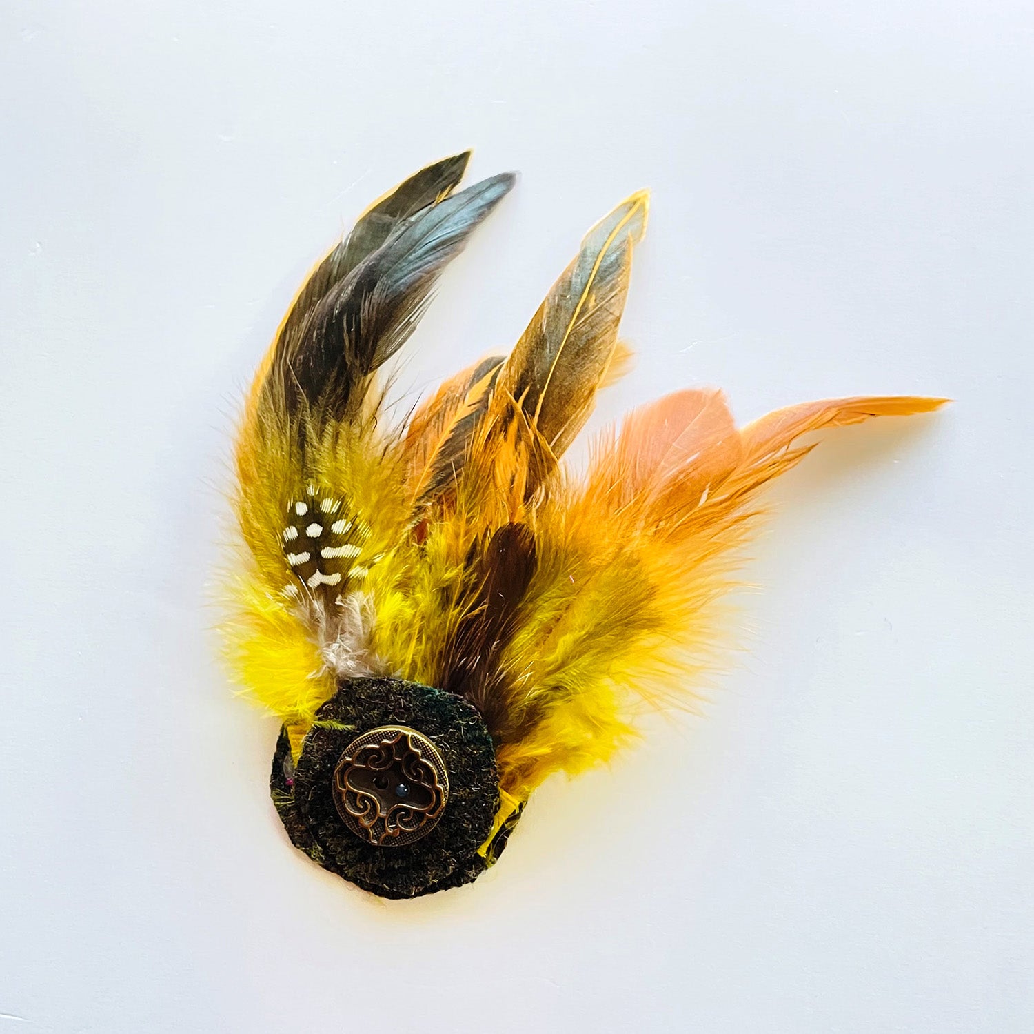 Feather Brooches
