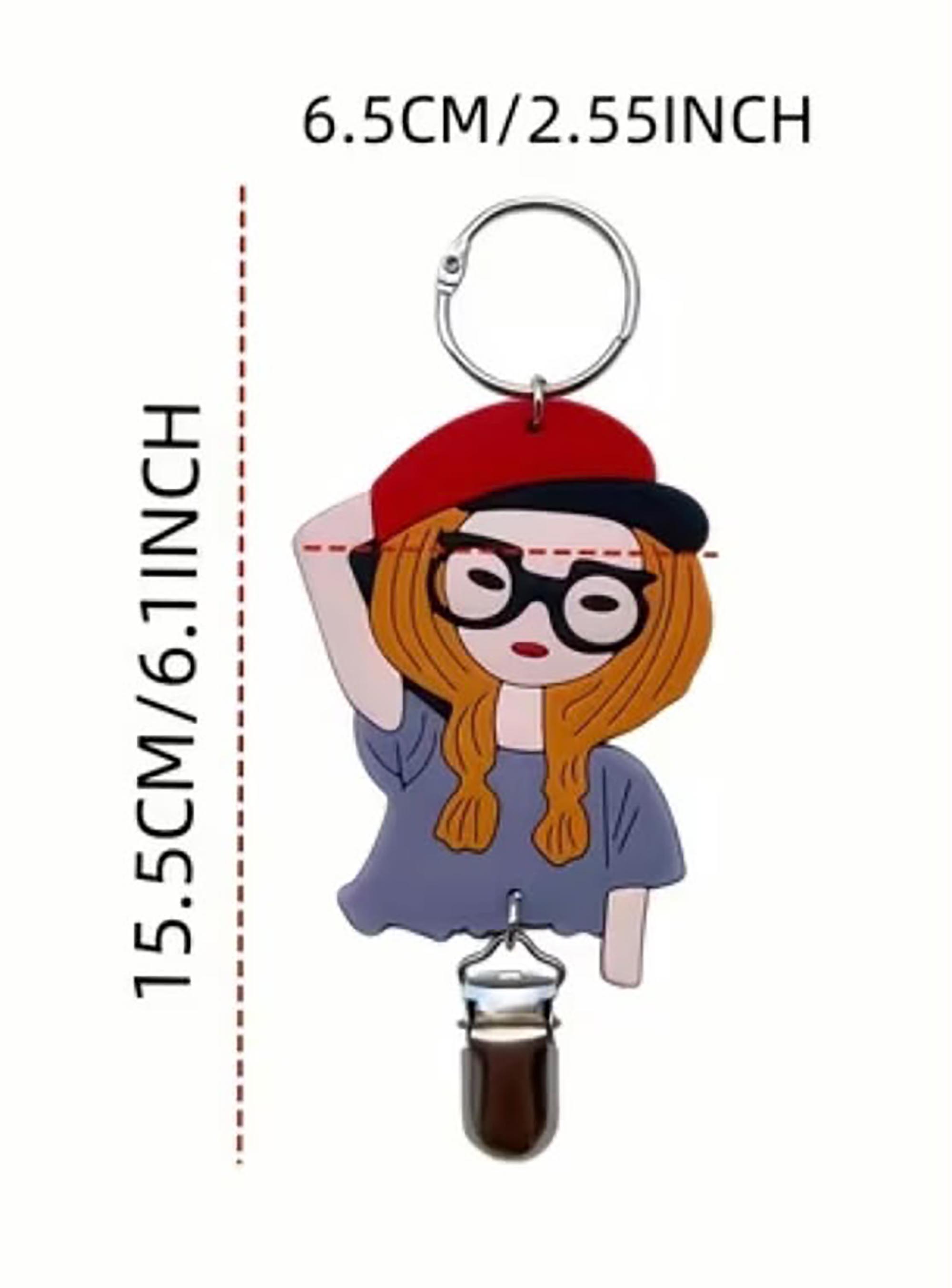 Silver Effect Bag Charm / Hat Holder Clip For Travel