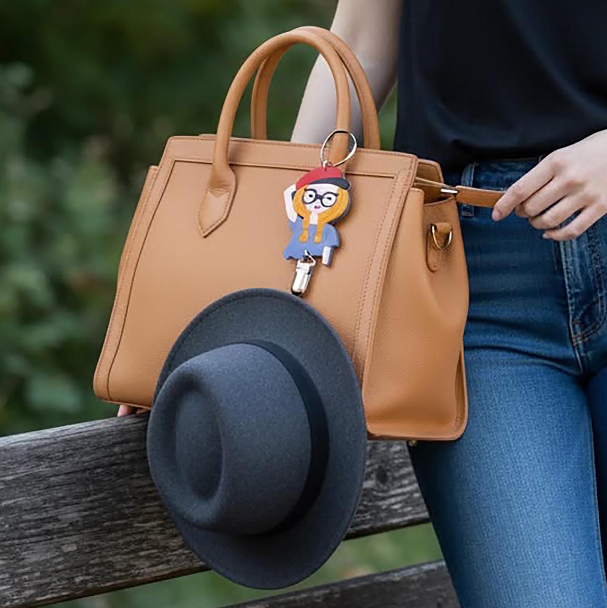 Little Lady Bag Charm / Hat Holder Clip For Travel