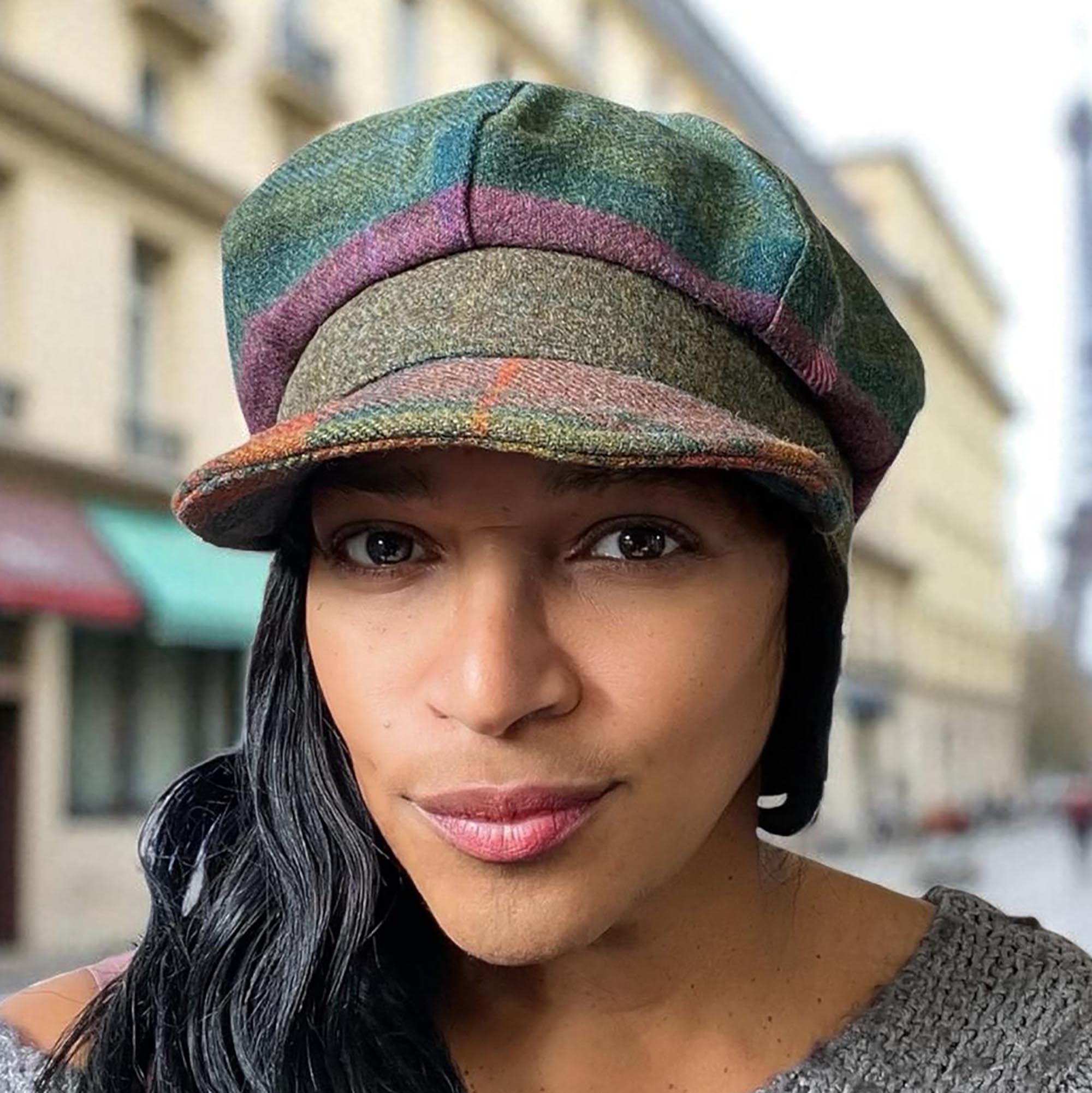 Baker Boy Caps Bright Tweed