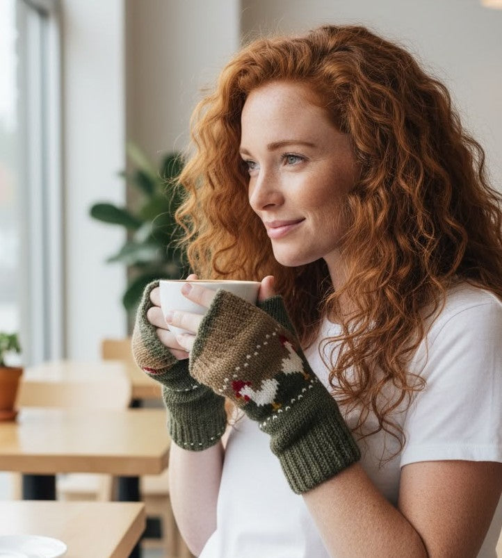 Chicken Fingerless Gloves (Unisex)