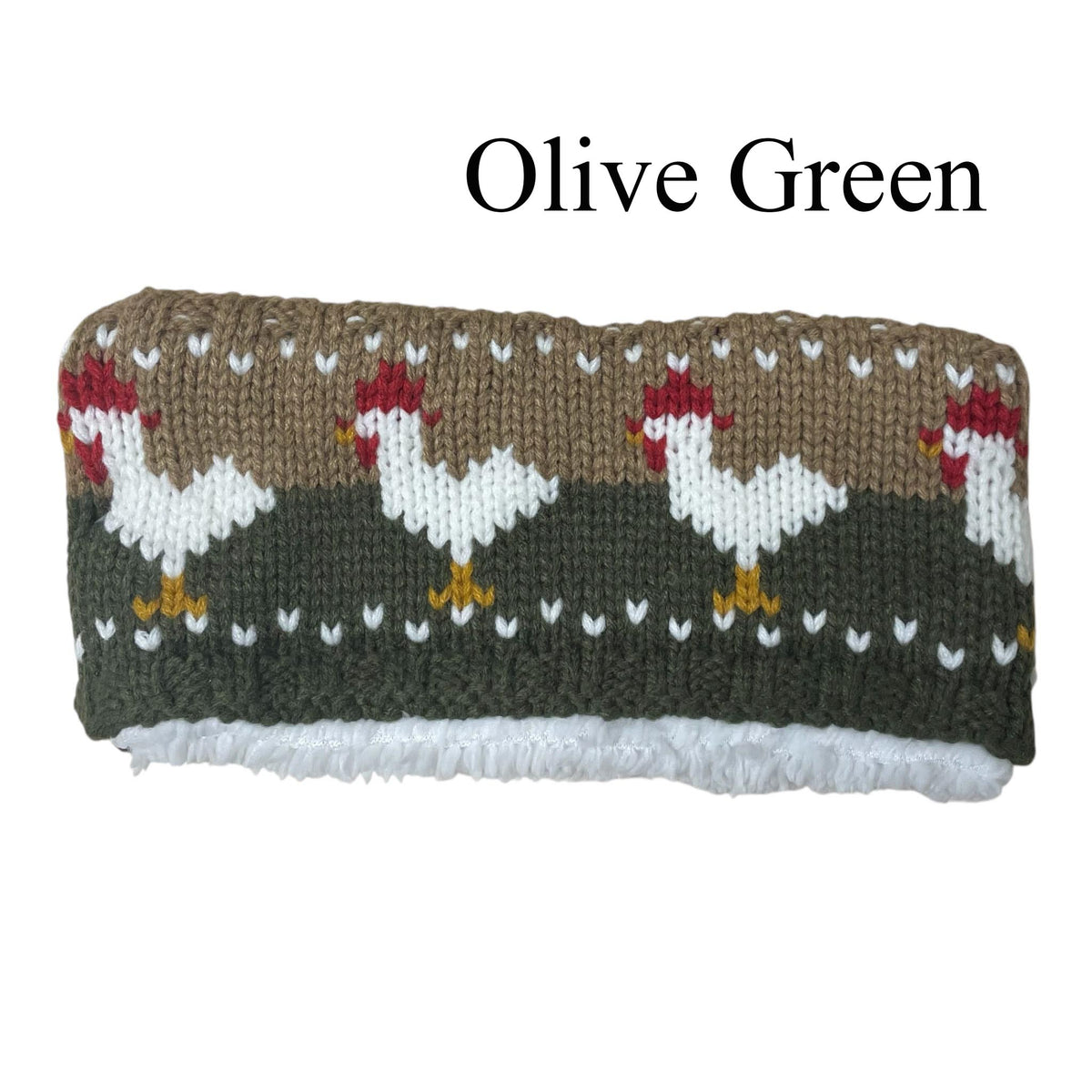 Dual Purpose Knitted Chicken Headbands / Scarves (Unisex)