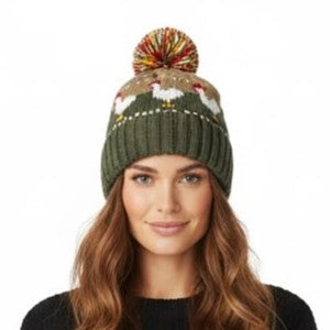 Chick Chicken Pom Pom Hat (Unisex)