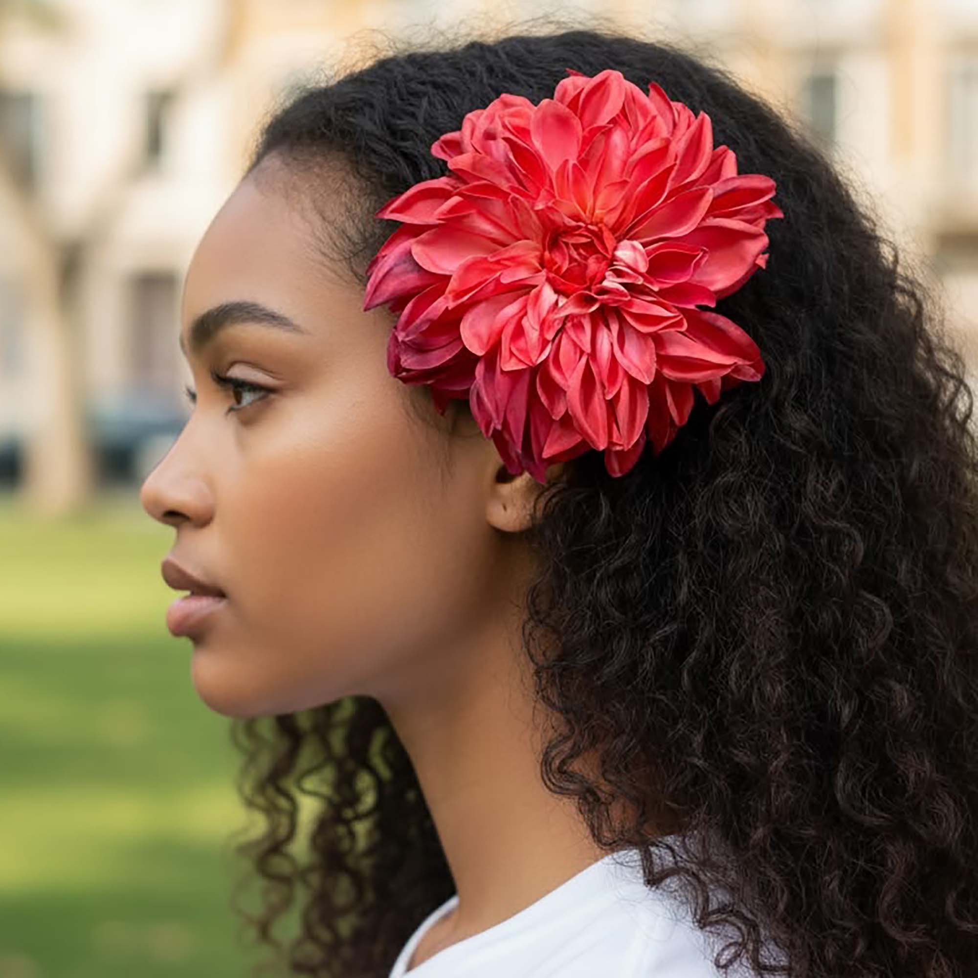 Extra Large Dahlia Brooch or Flower Pin