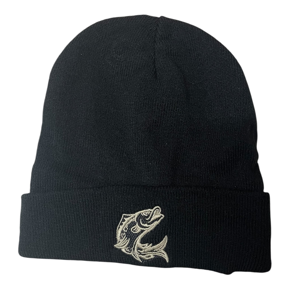 Fishing Logo Knitted Beanie Ski Hat (Unisex)