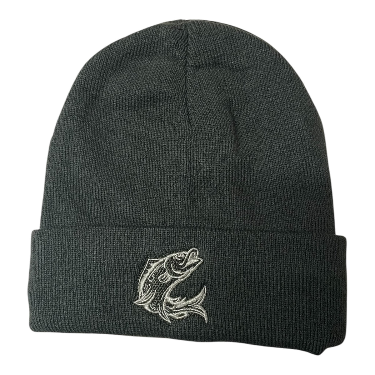 Fishing Logo Knitted Beanie Ski Hat (Unisex)