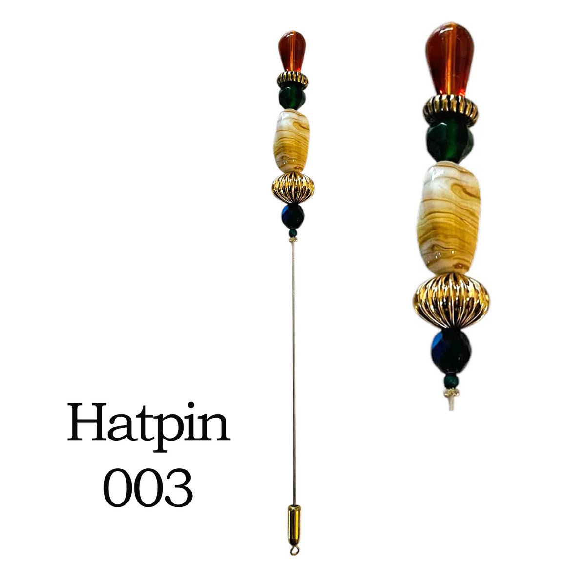 Decorative 6-Inch Hat Pins