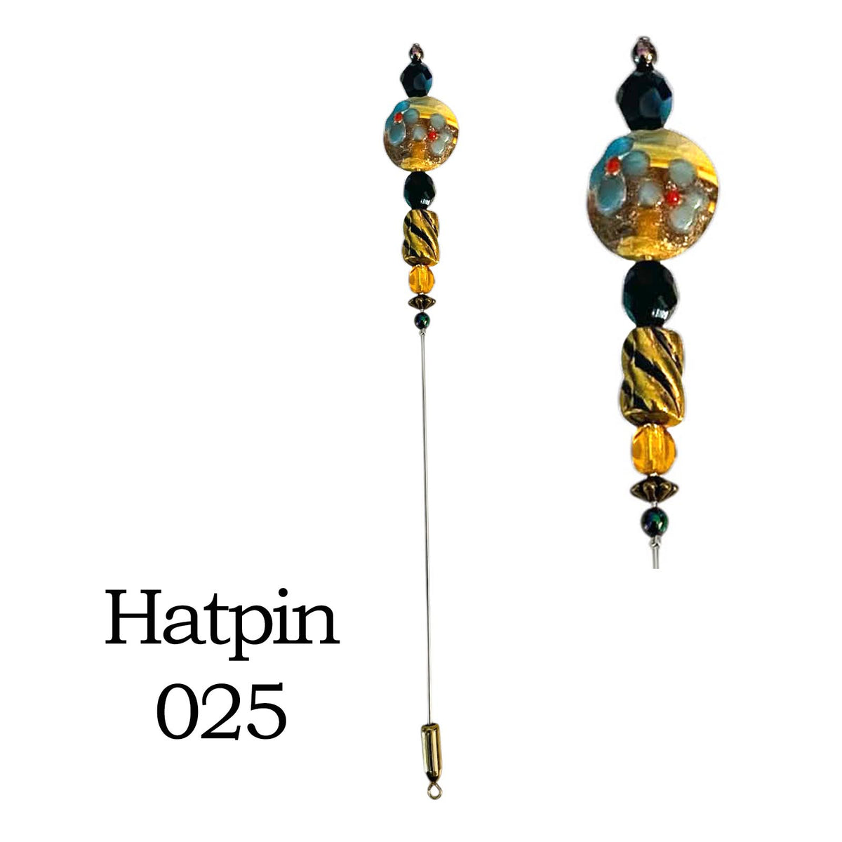 Decorative 6-Inch Hat Pins