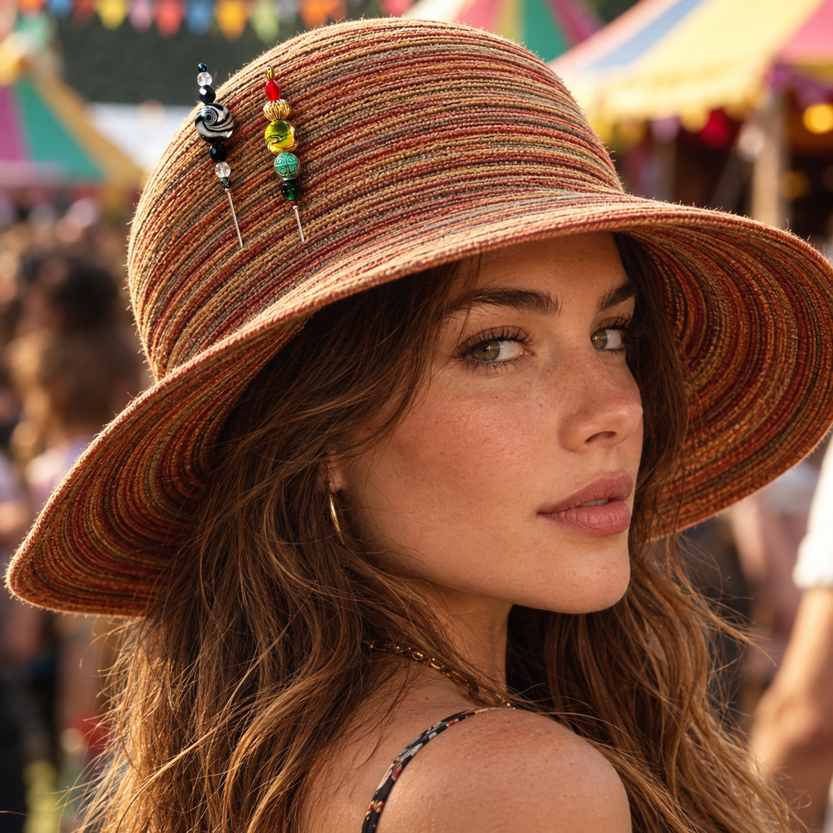 Decorative 6-Inch Hat Pins
