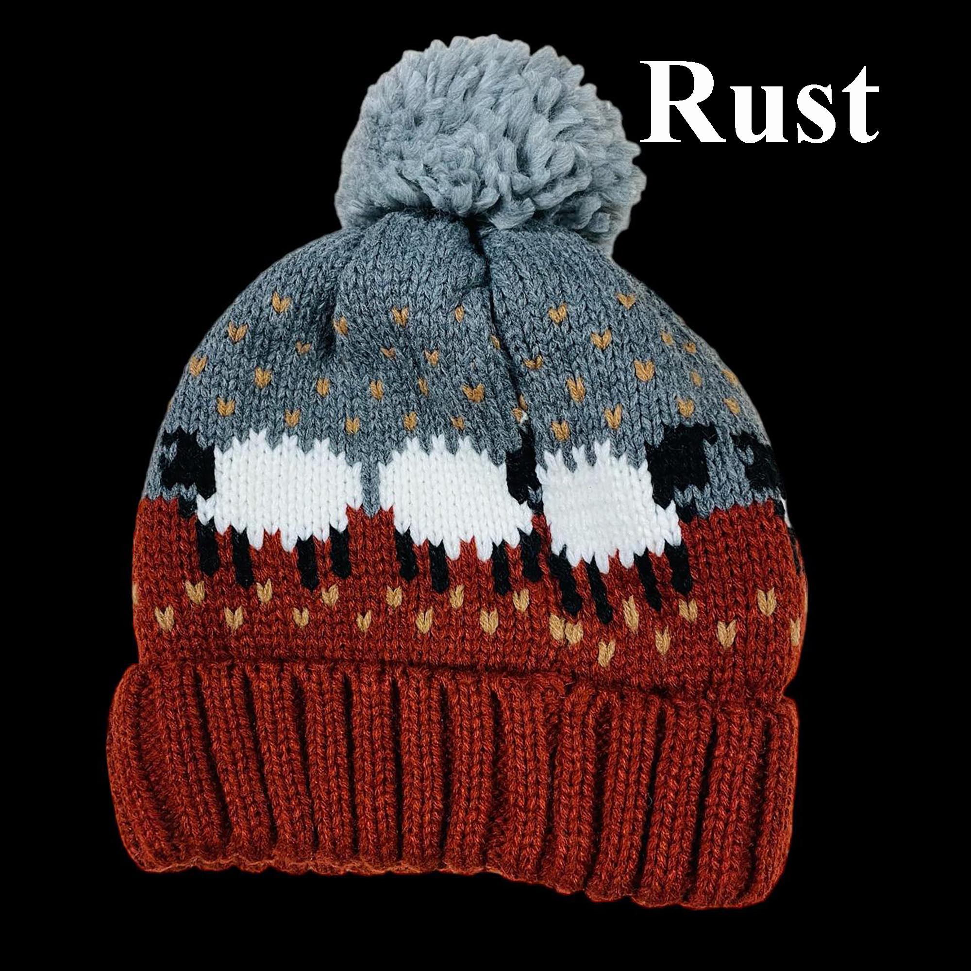 Sheepy Sheep Pom Pom Hat (Unisex)