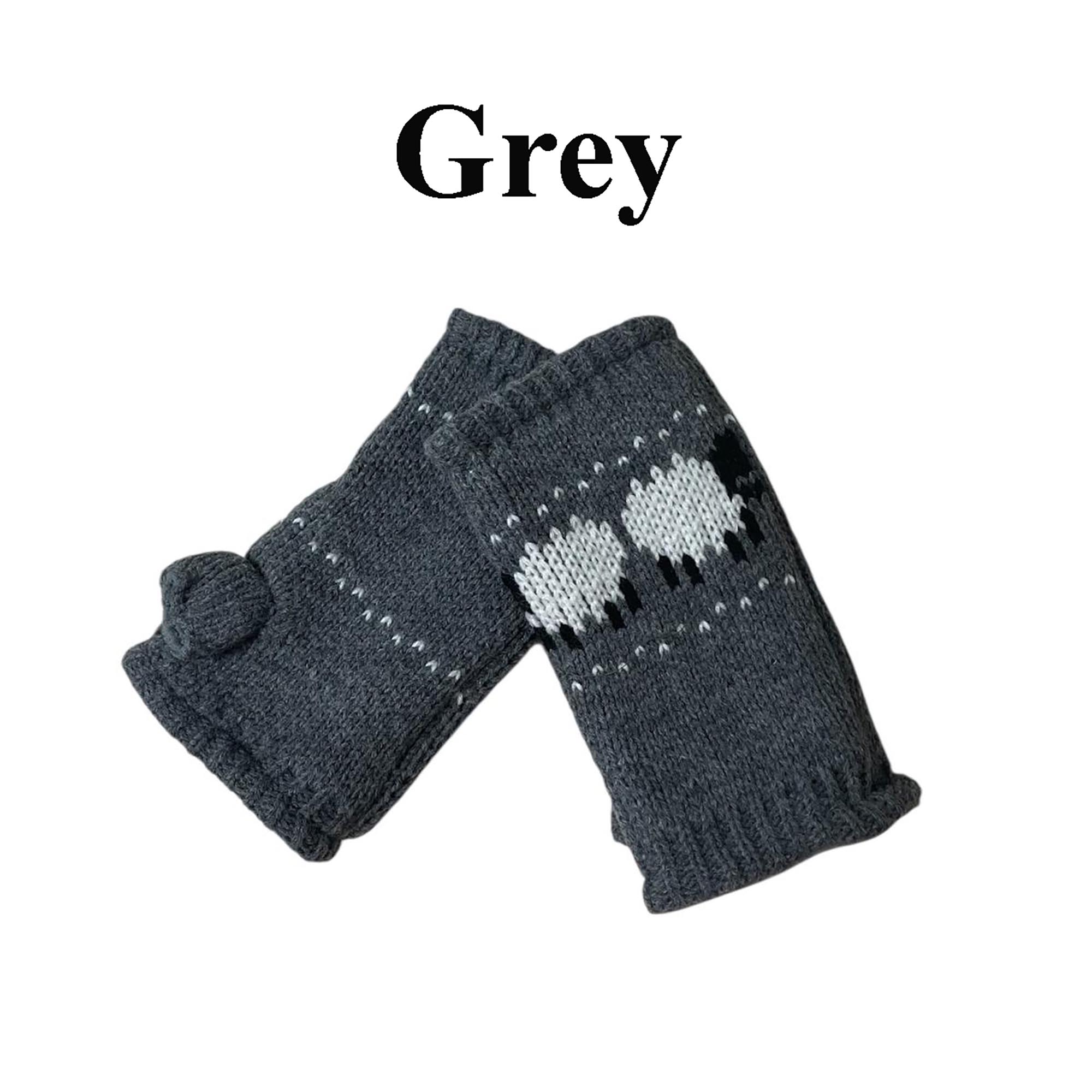 Fleece Lined Fingerless Gloves (Unisex)