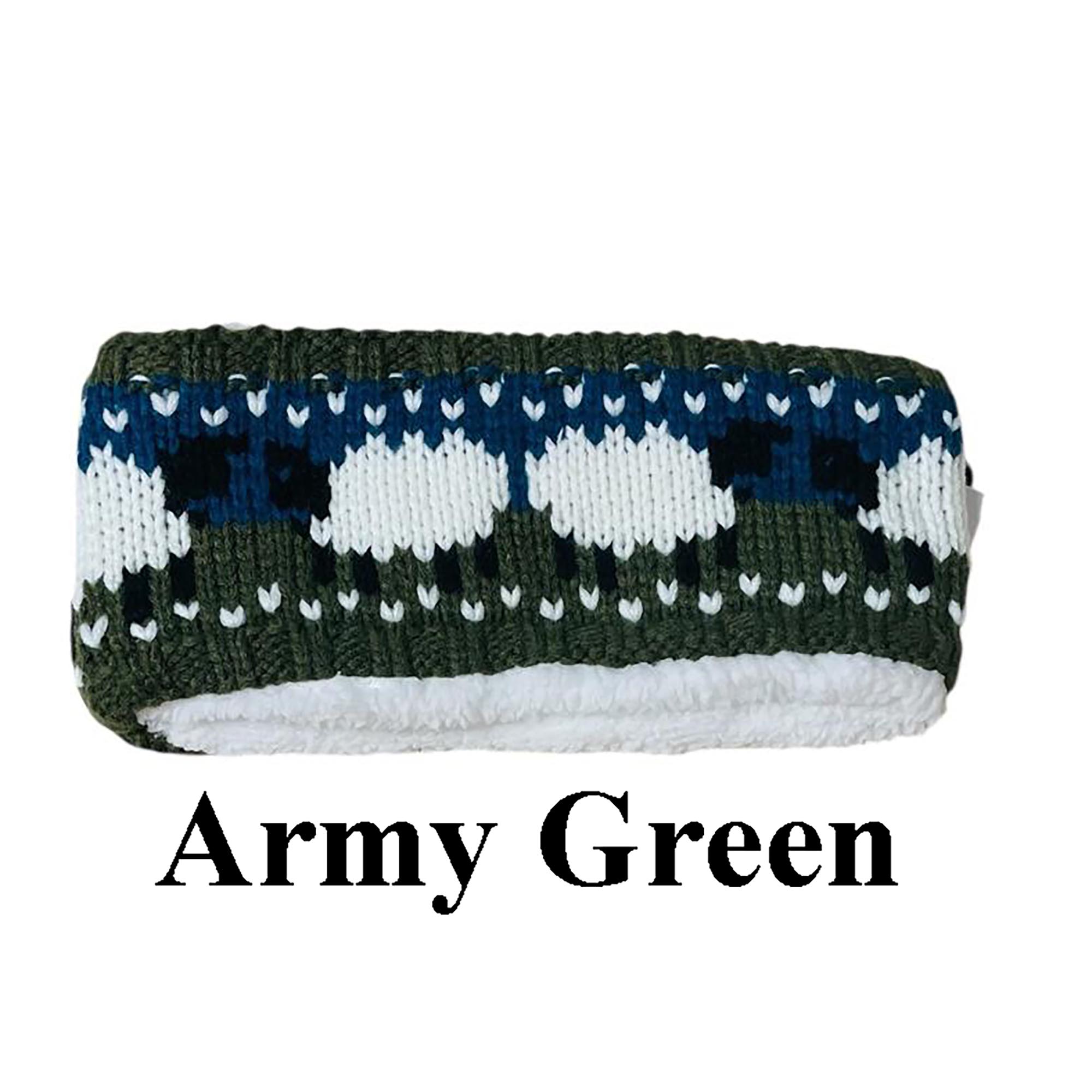 Dual Purpose Knit Sheep Headbands / Scarves (Unisex)