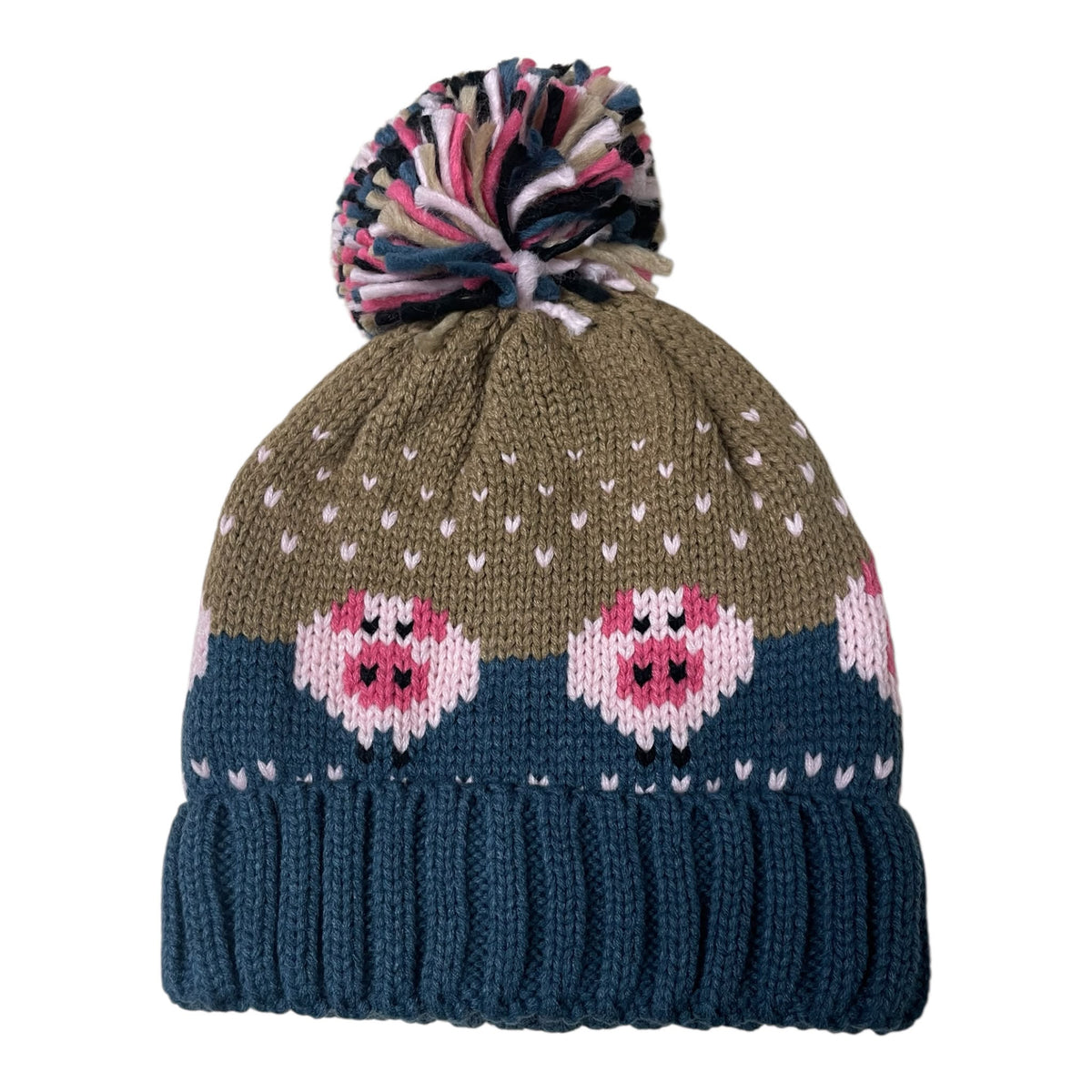 Piggy Pig Pom Pom Hat (Unisex)